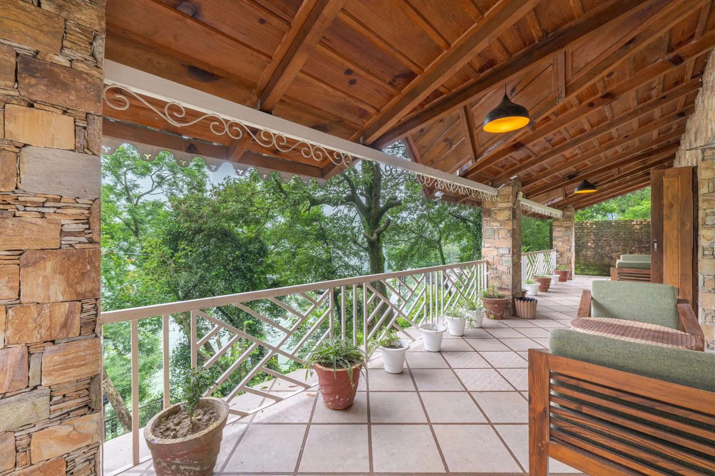 View (from property/room) in Echor Malusara Lakeview Retreat Bhimtal