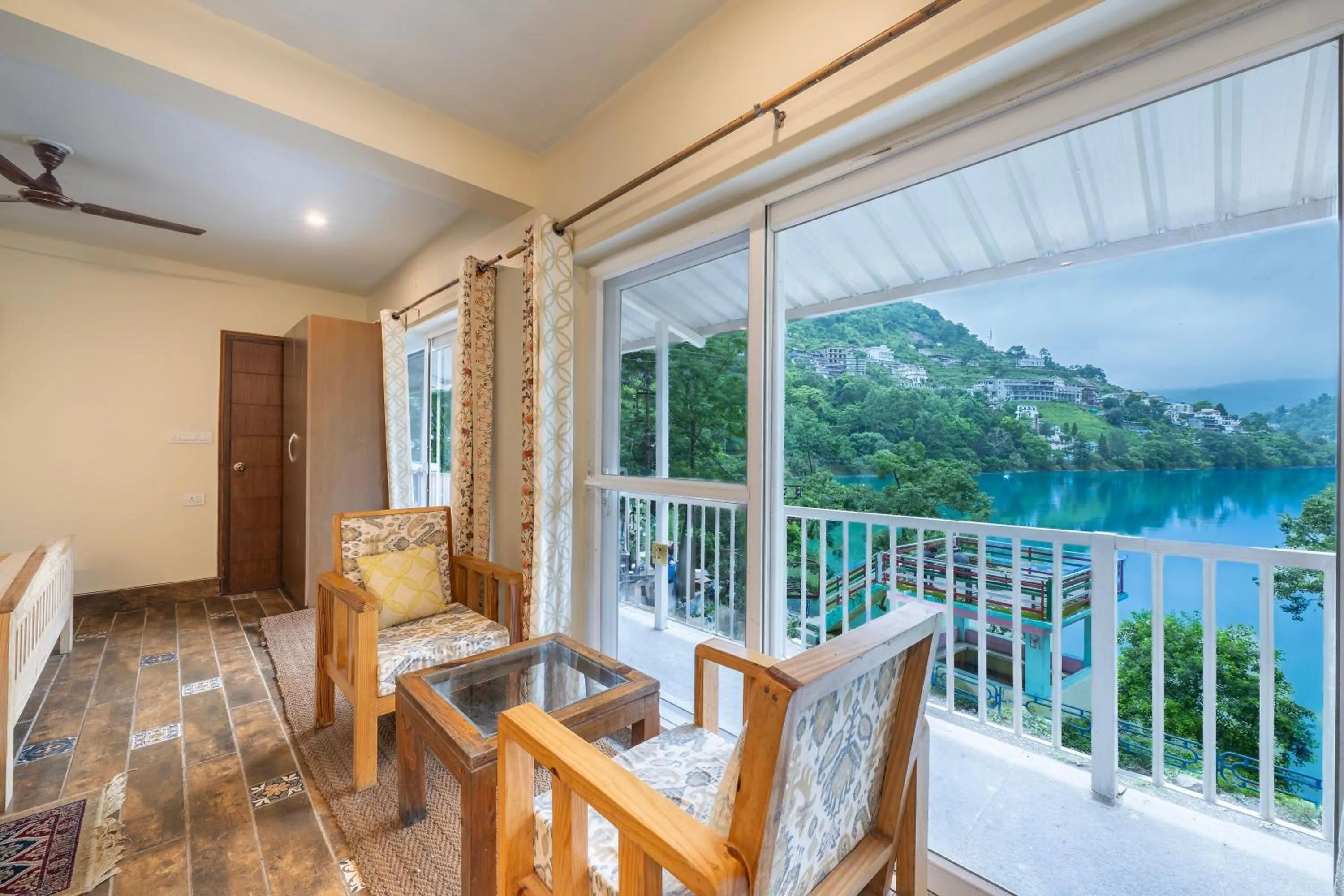 View (from property/room) in Echor Malusara Lakeview Retreat Bhimtal