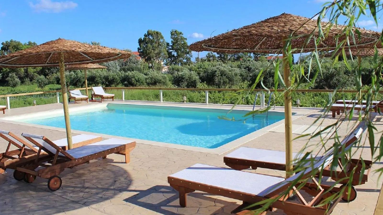 Swimming pool in Aggelina's Apartments