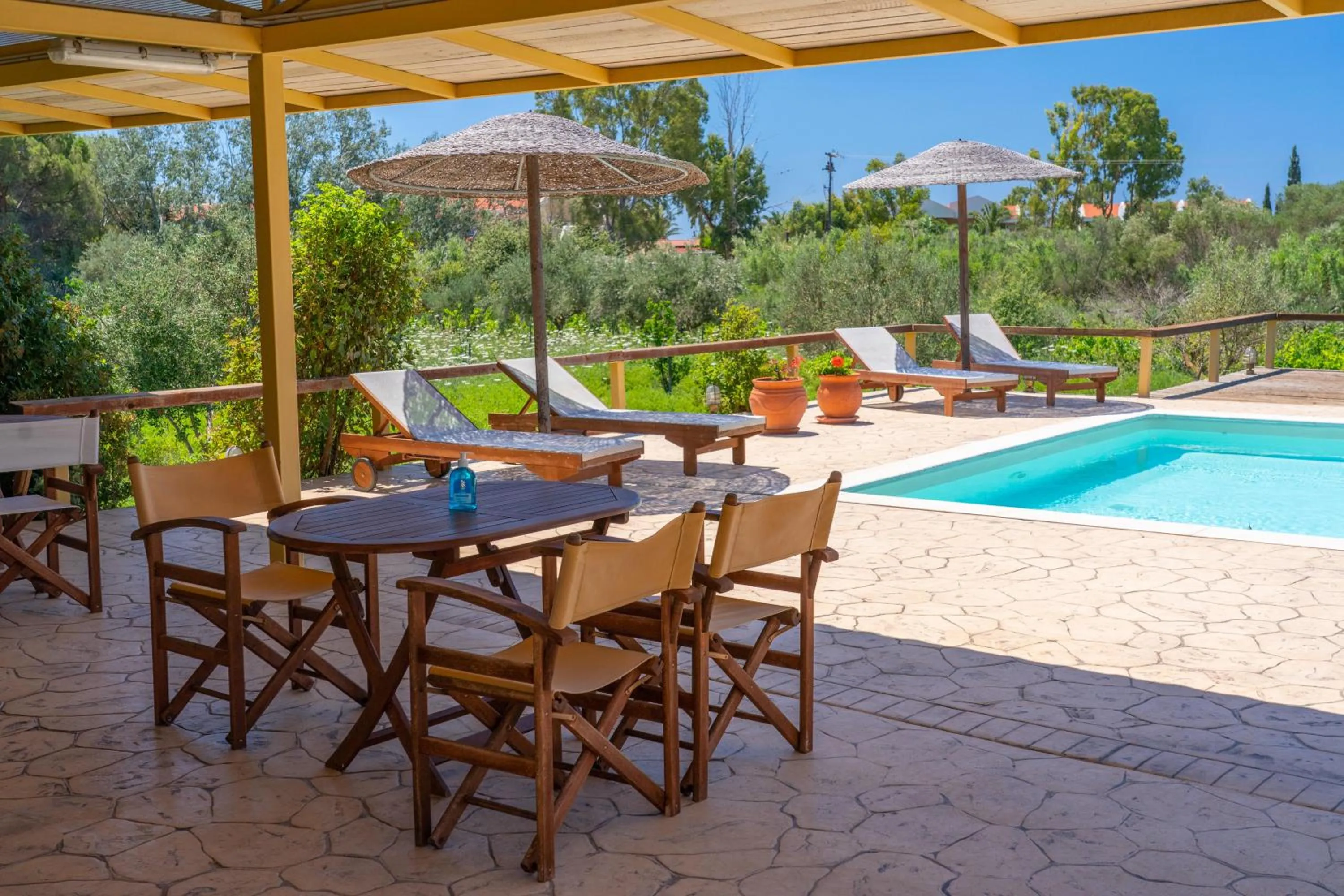Patio in Aggelina's Apartments