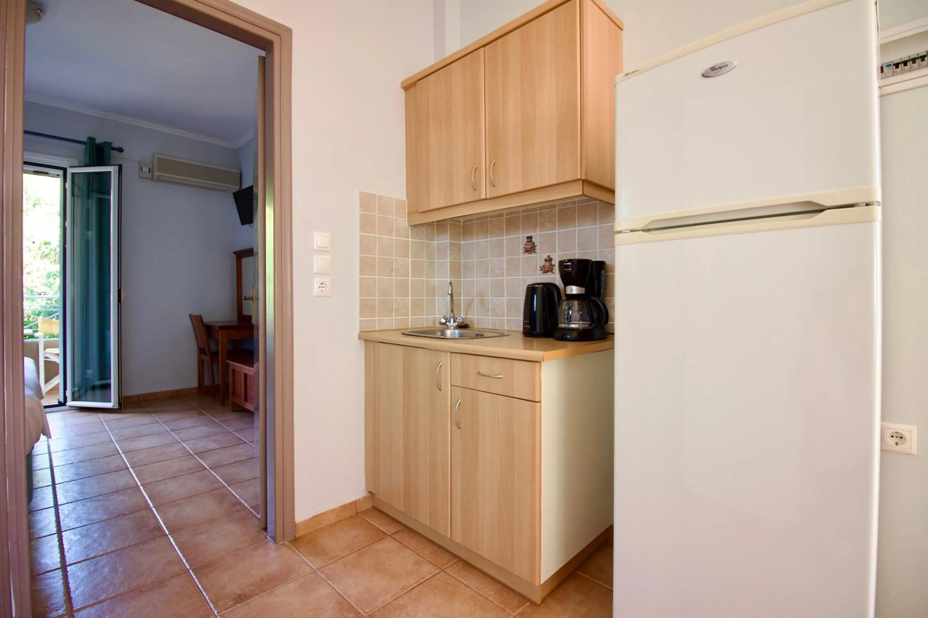 Kitchen or kitchenette in Aggelina's Apartments