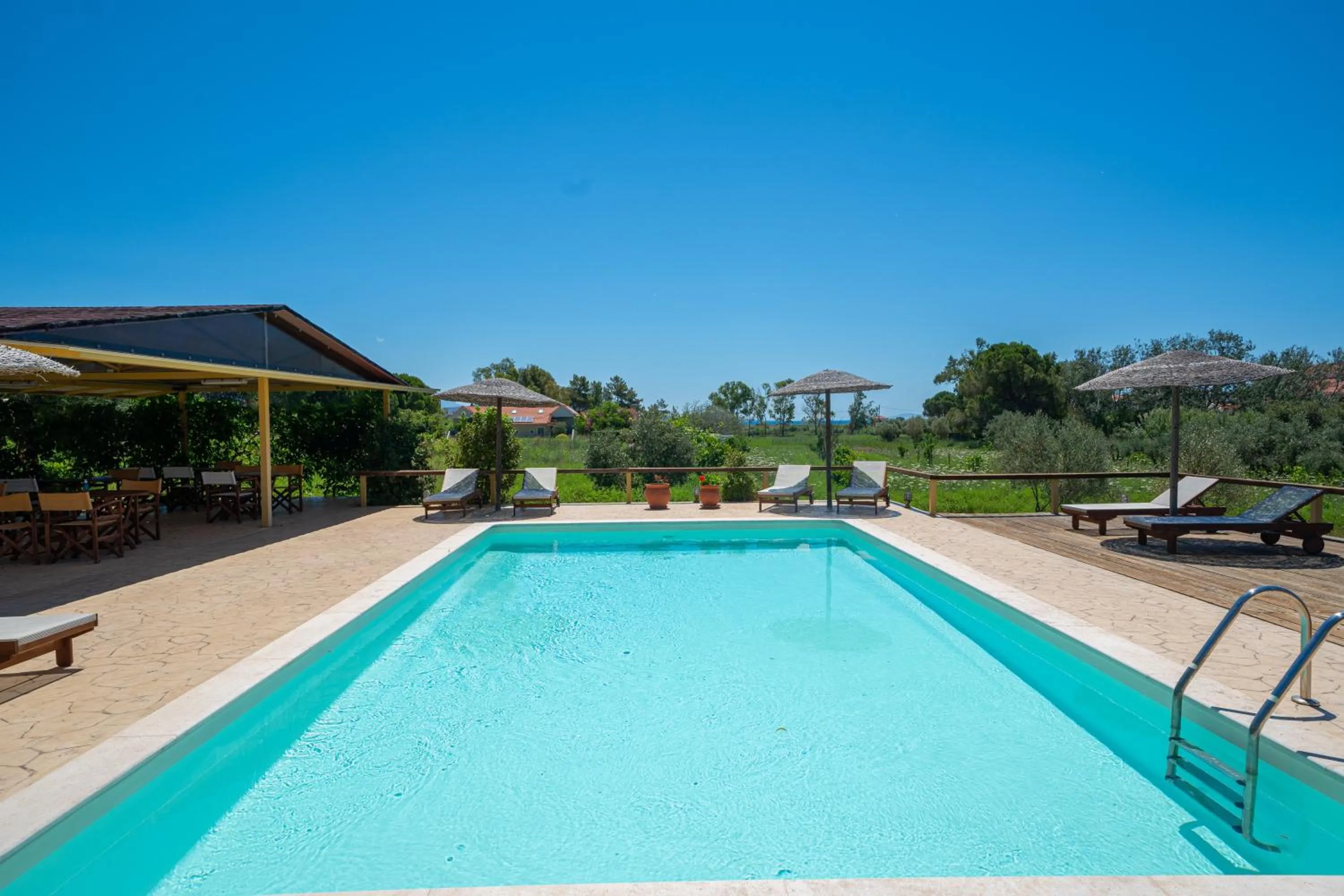 Patio in Aggelina's Apartments