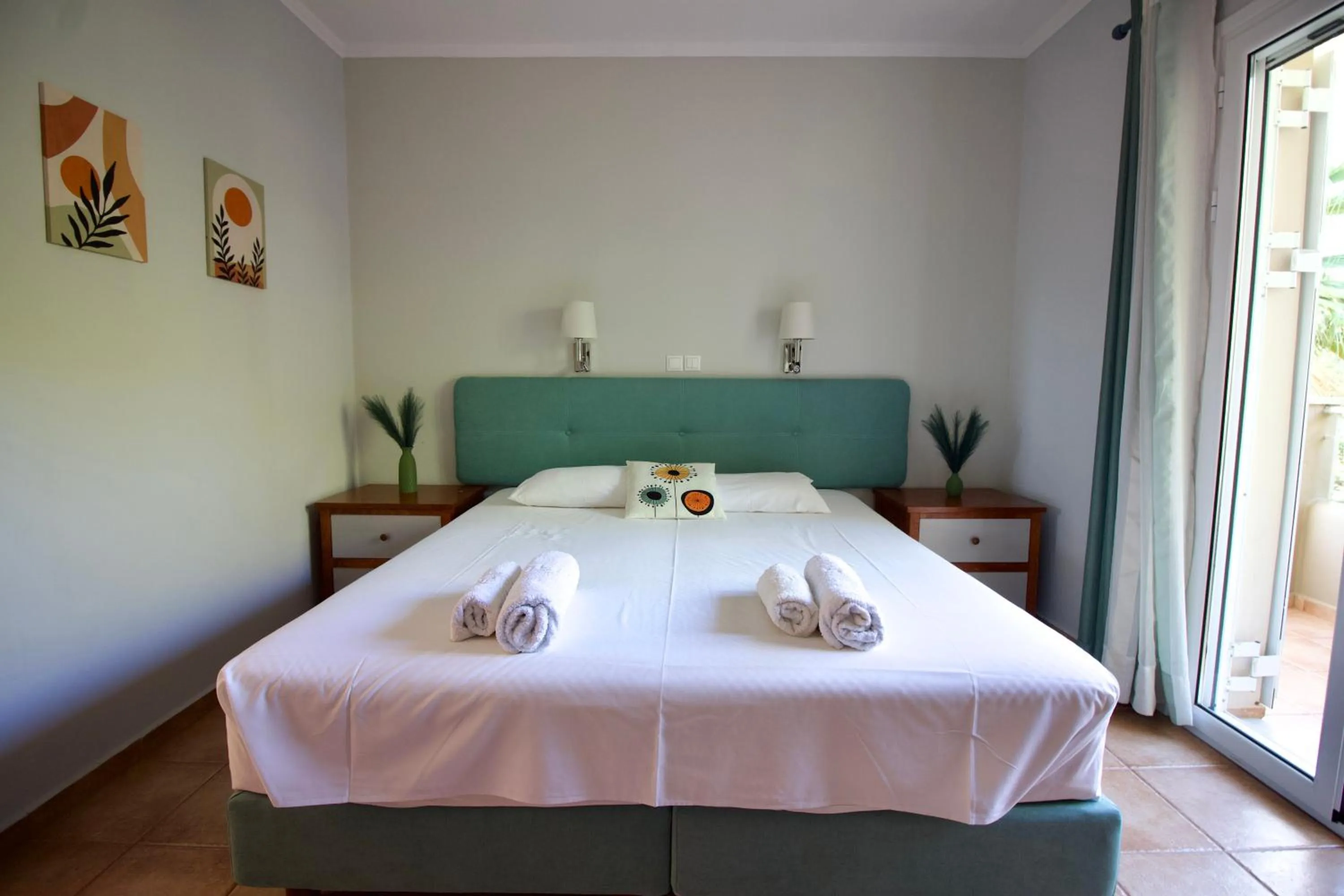 Bedroom, Bed in Aggelina's Apartments