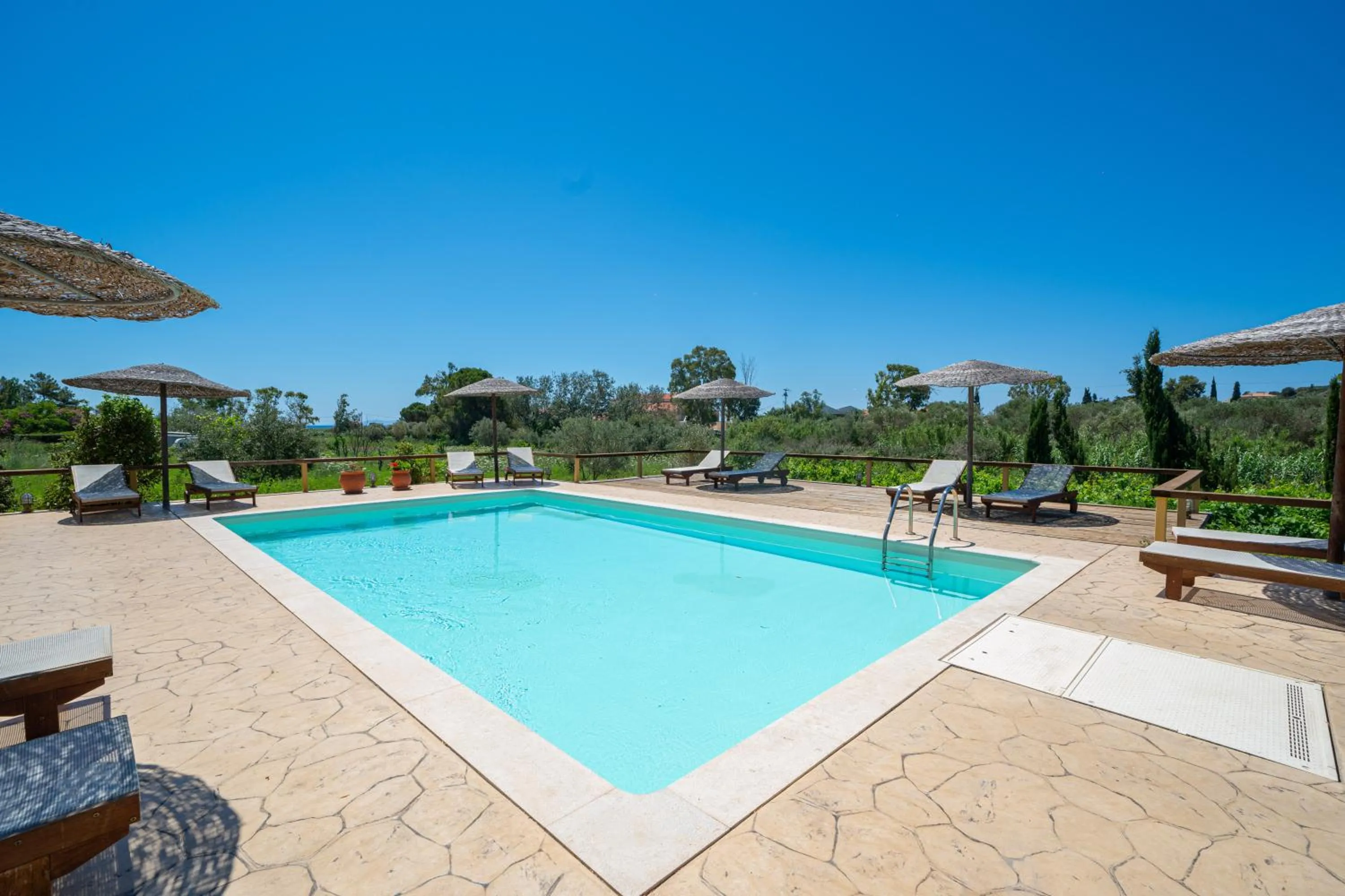Swimming pool in Aggelina's Apartments
