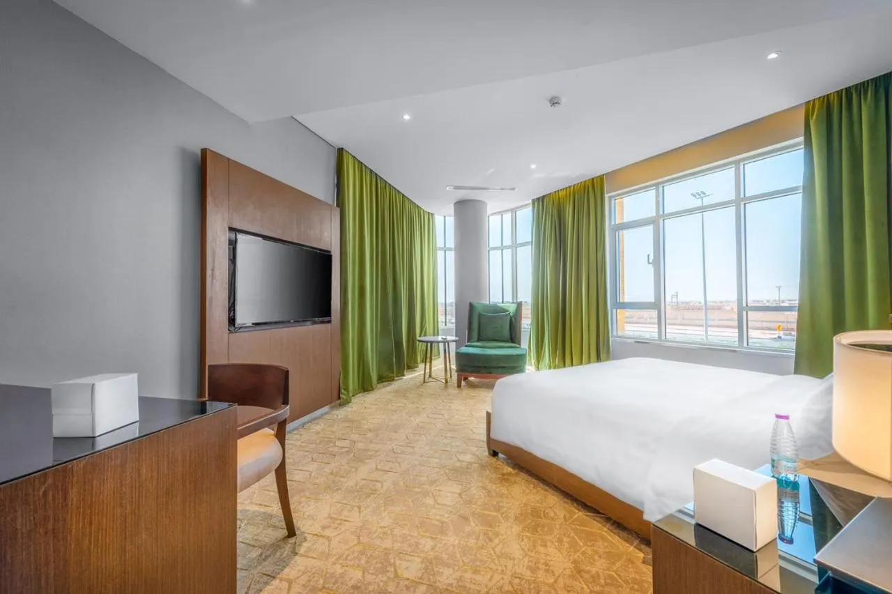 Bed in فندق سكناي رويال - Suknai Royal Hotel