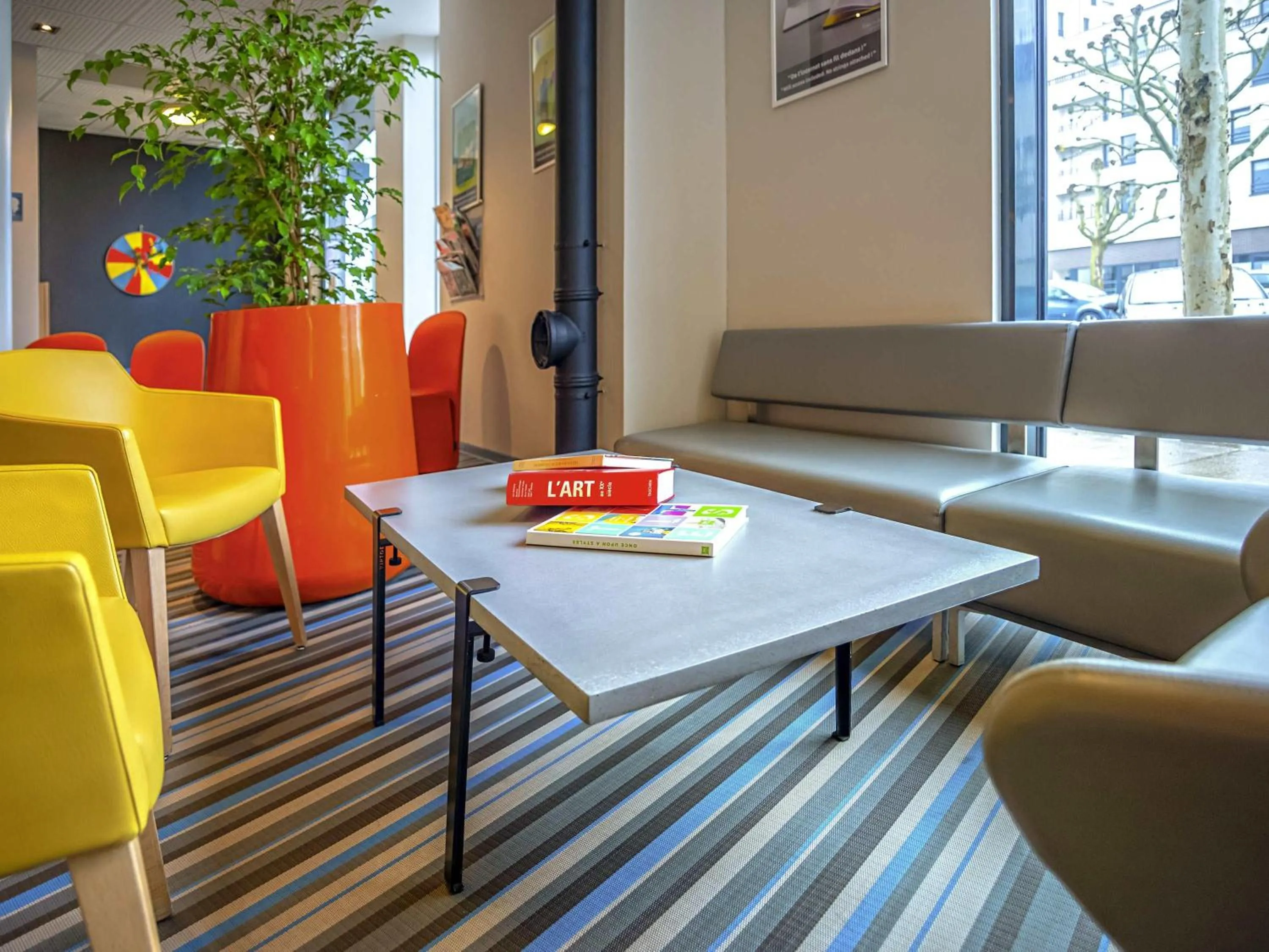 Lounge or bar in ibis Styles Strasbourg Avenue du Rhin
