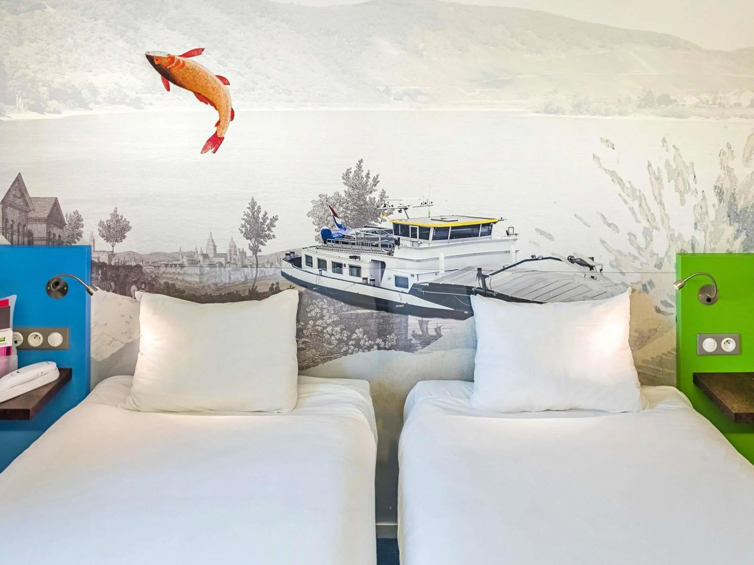 Standard Twin Room in ibis Styles Strasbourg Avenue du Rhin Standard Twin Room in ibis Styles Strasbourg Avenue du Rhin