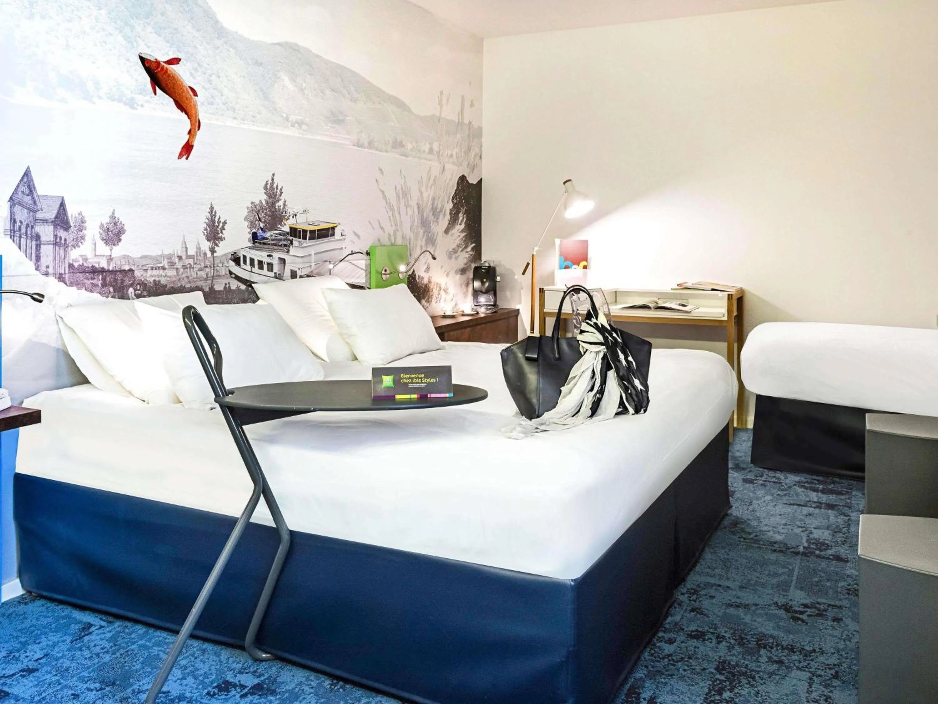 Property building, Bed in ibis Styles Strasbourg Avenue du Rhin