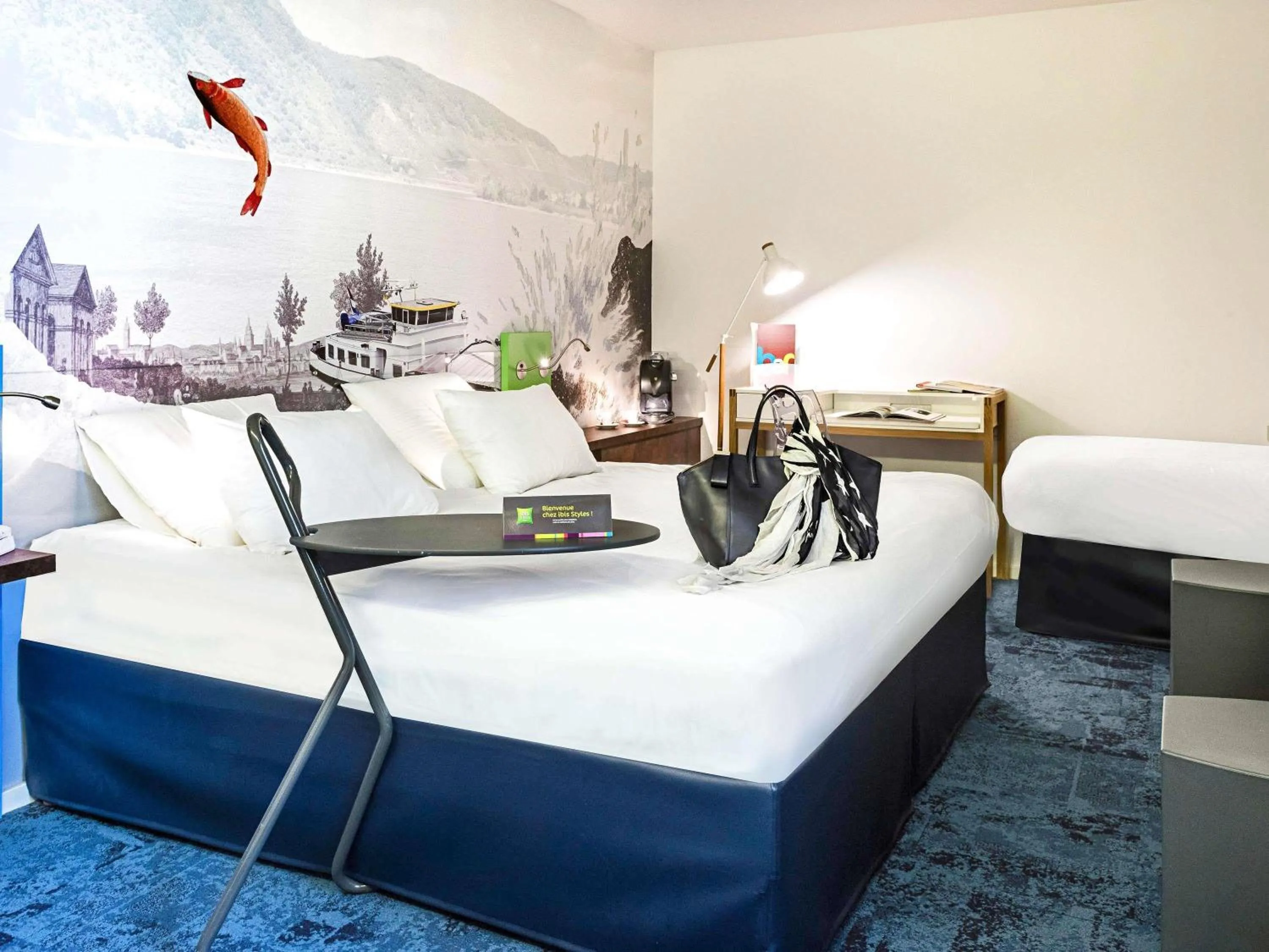 Bedroom, Bed in ibis Styles Strasbourg Avenue du Rhin