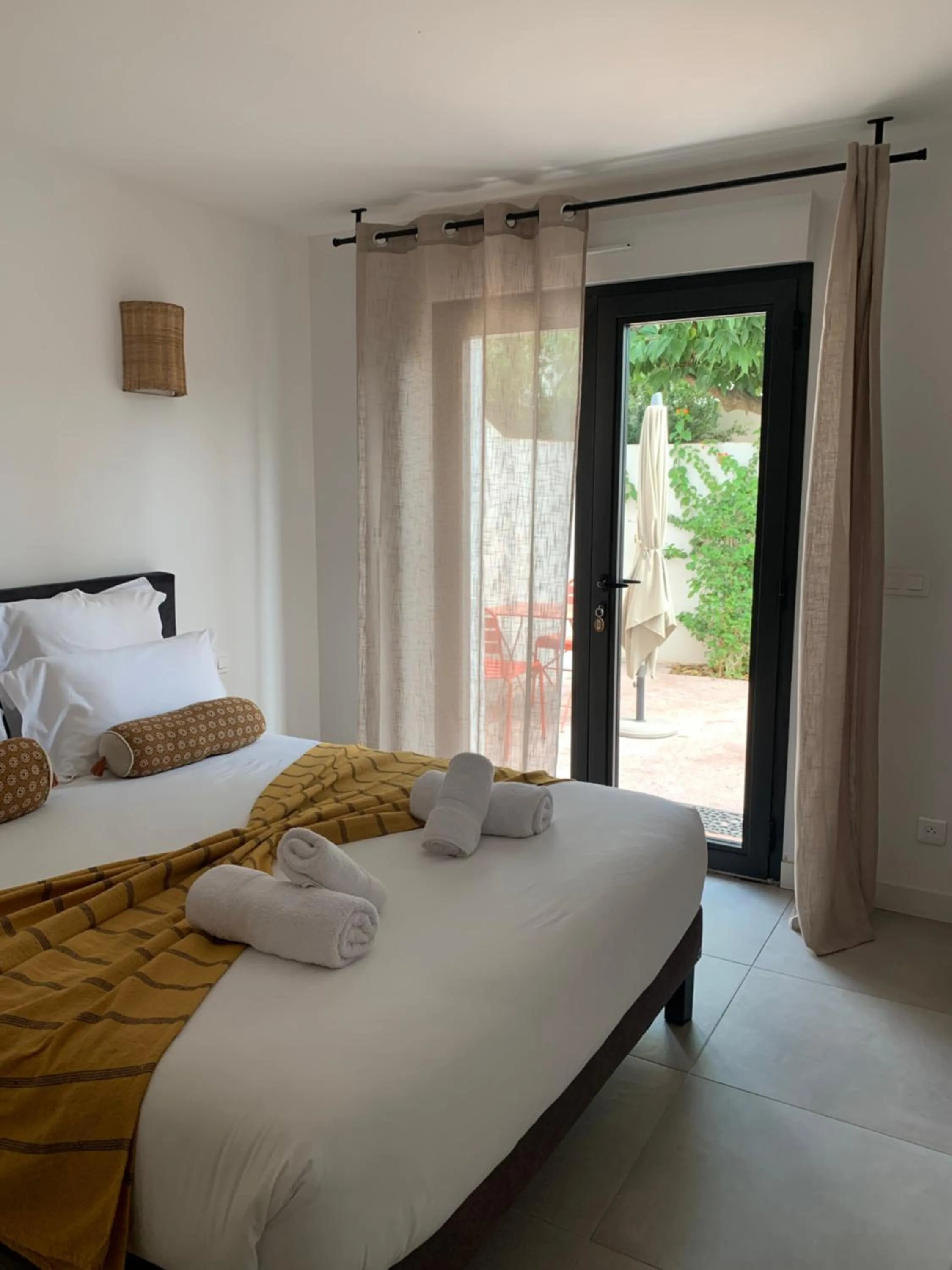 Bed in Chambres d’hôtes Casarena