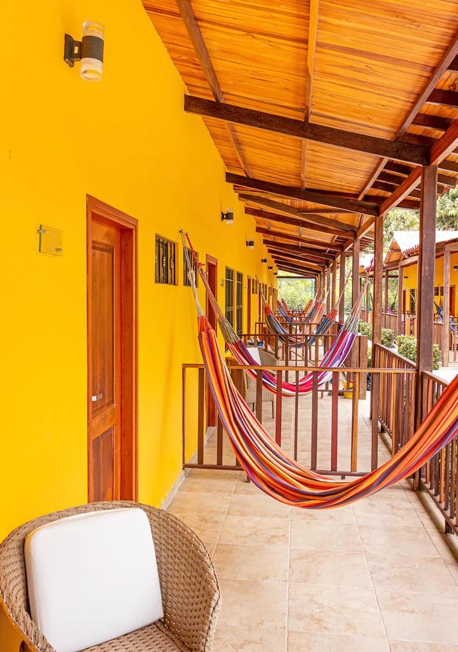 Seating area in Senderos del Mar - Tayrona