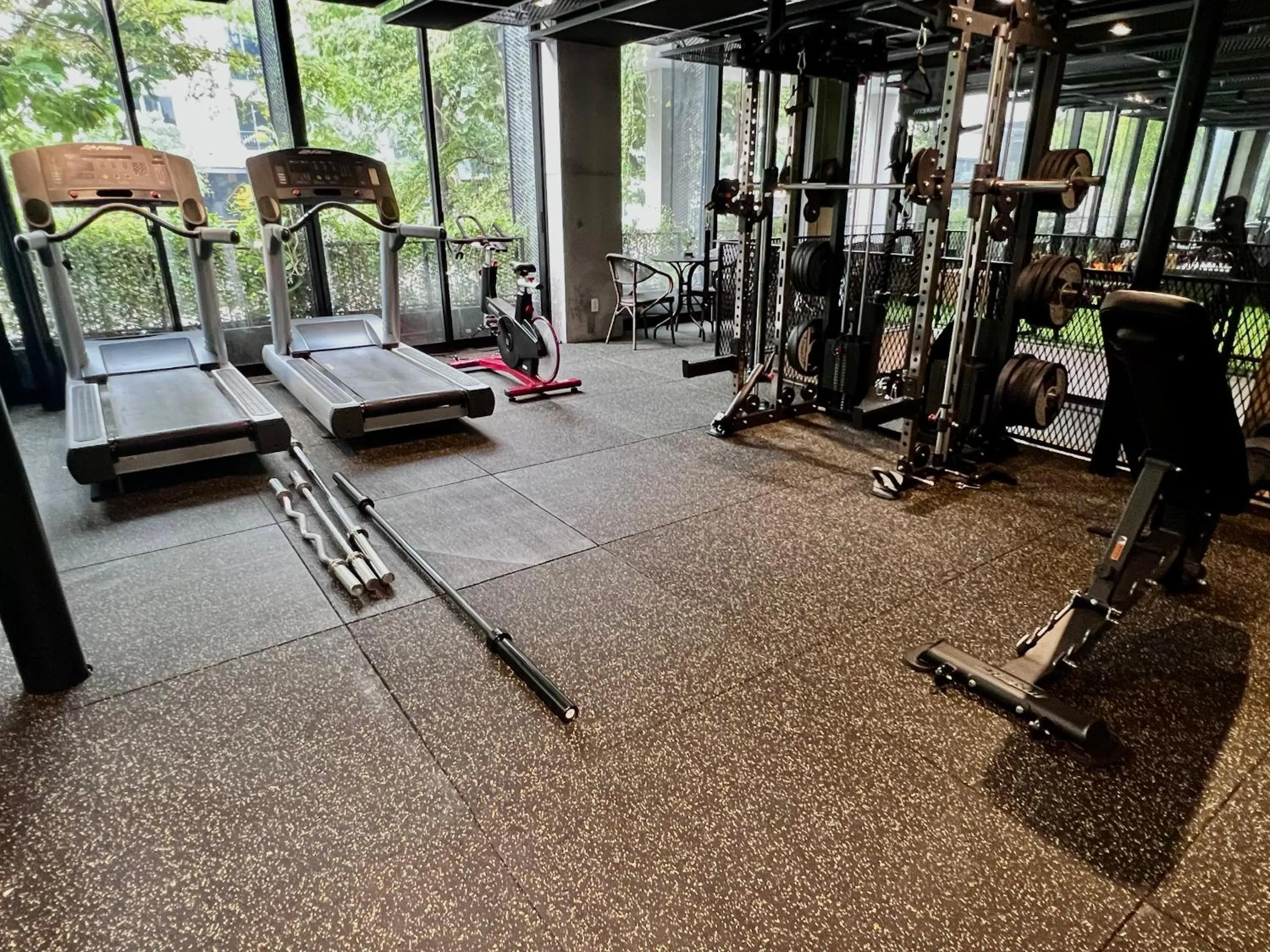 Fitness centre/facilities in BLESSED Hotel