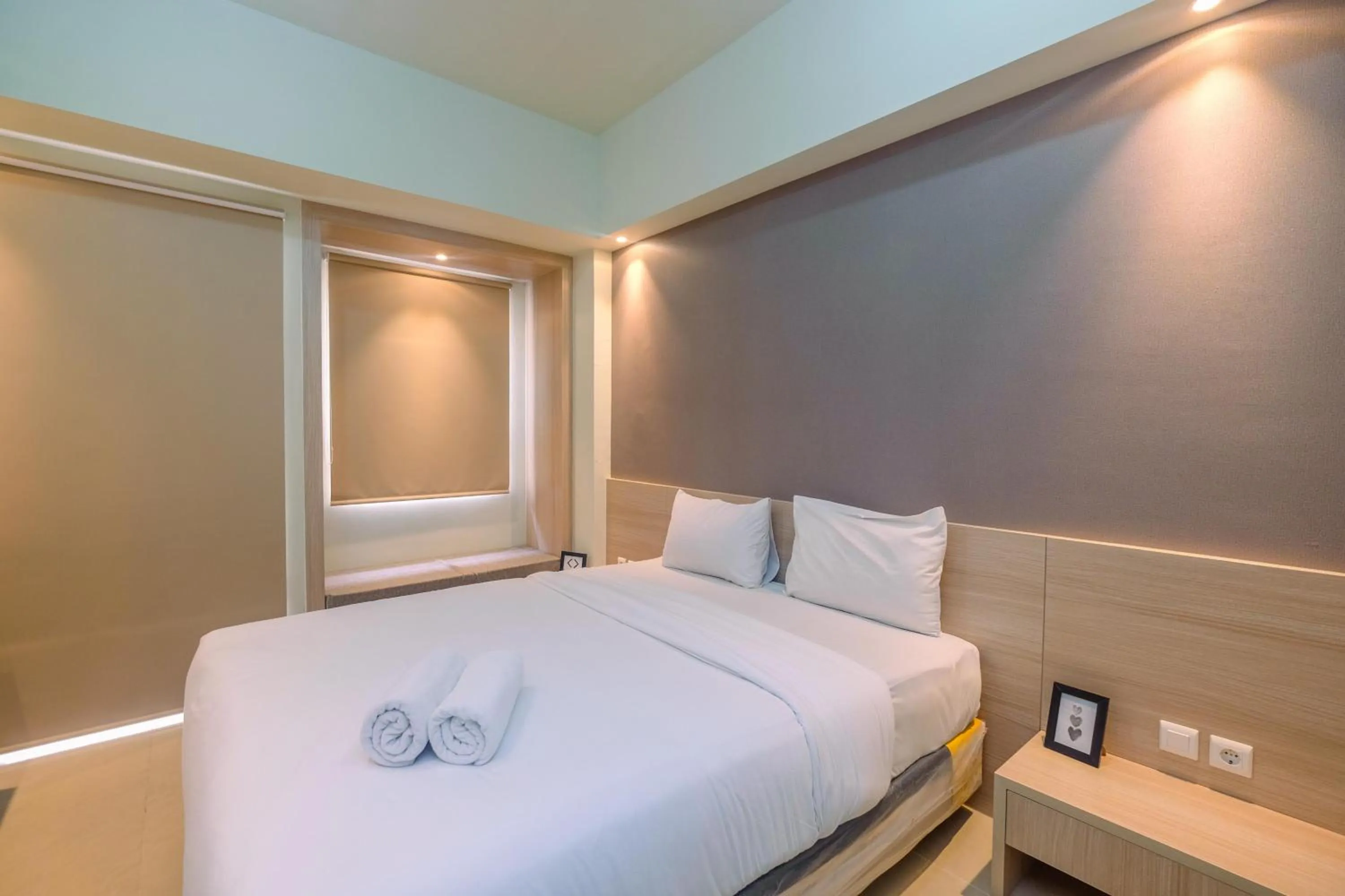 Bed in New Furnished with Cozy Stay @ Studio Mustika Golf Residence Apartment By Travelio