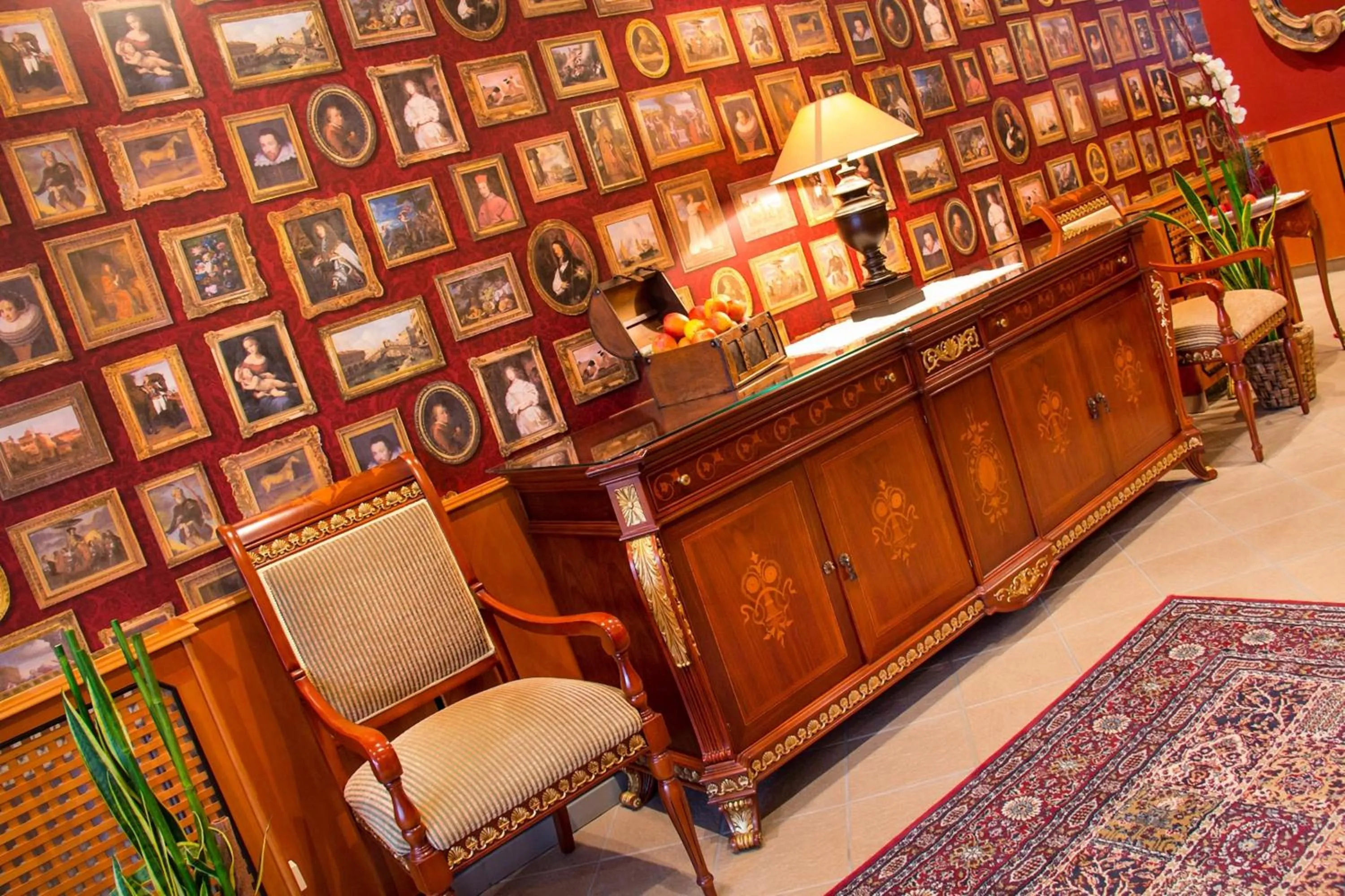 Lobby or reception in Appartements Cella Central