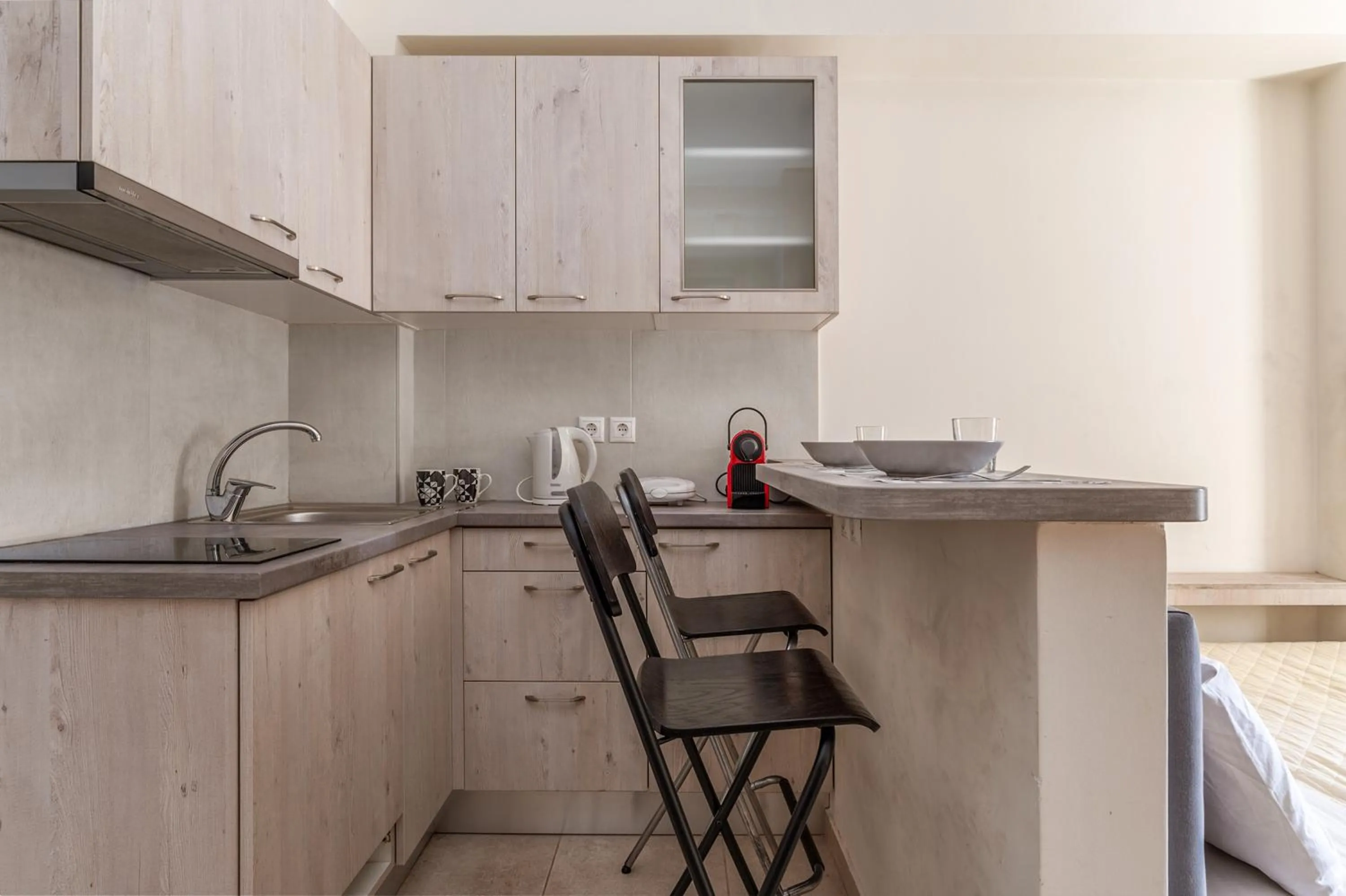 Kitchen or kitchenette in Elvita Apartments 3