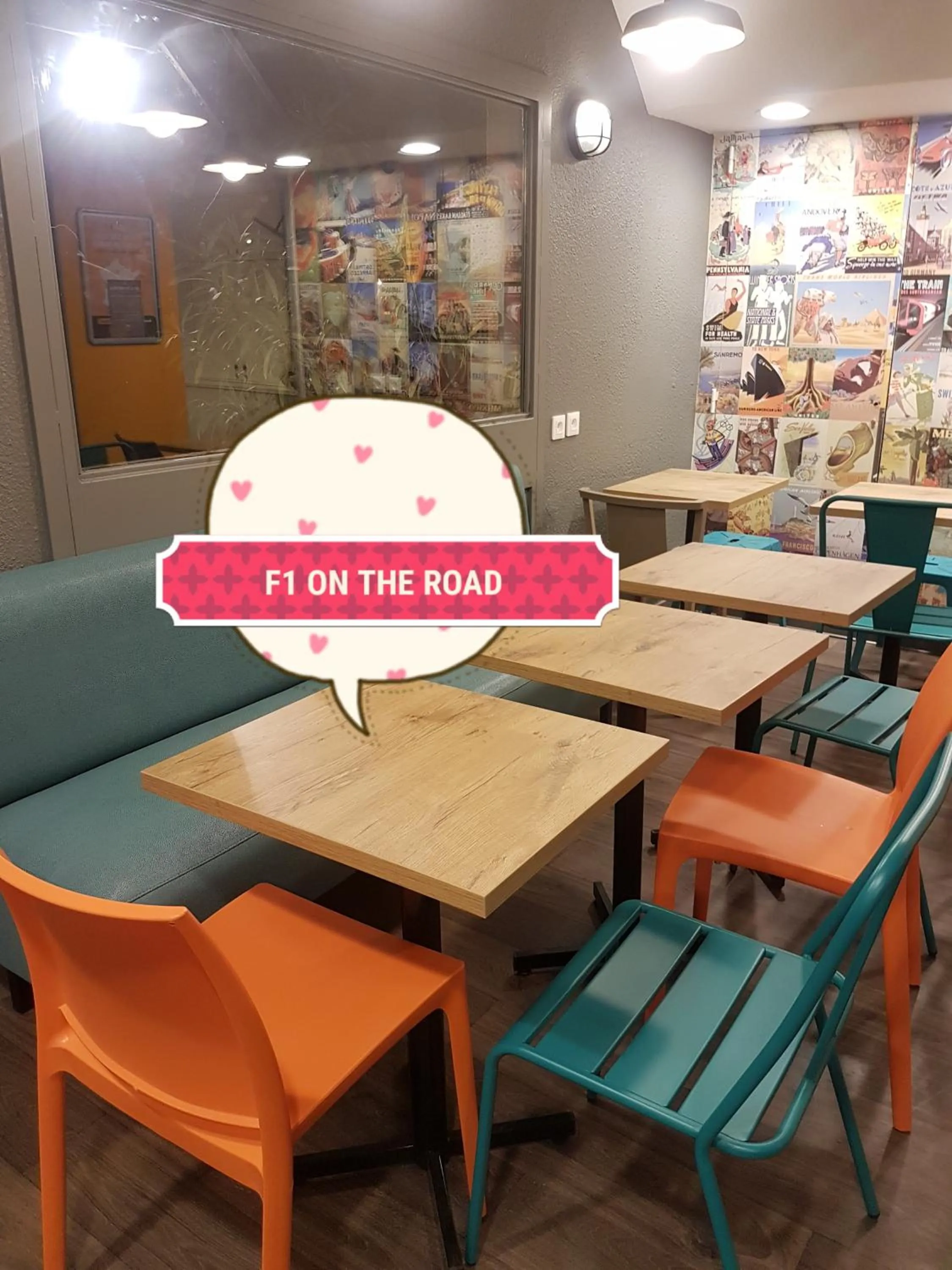 Area and facilities in hotelF1 Lyon Saint Priest