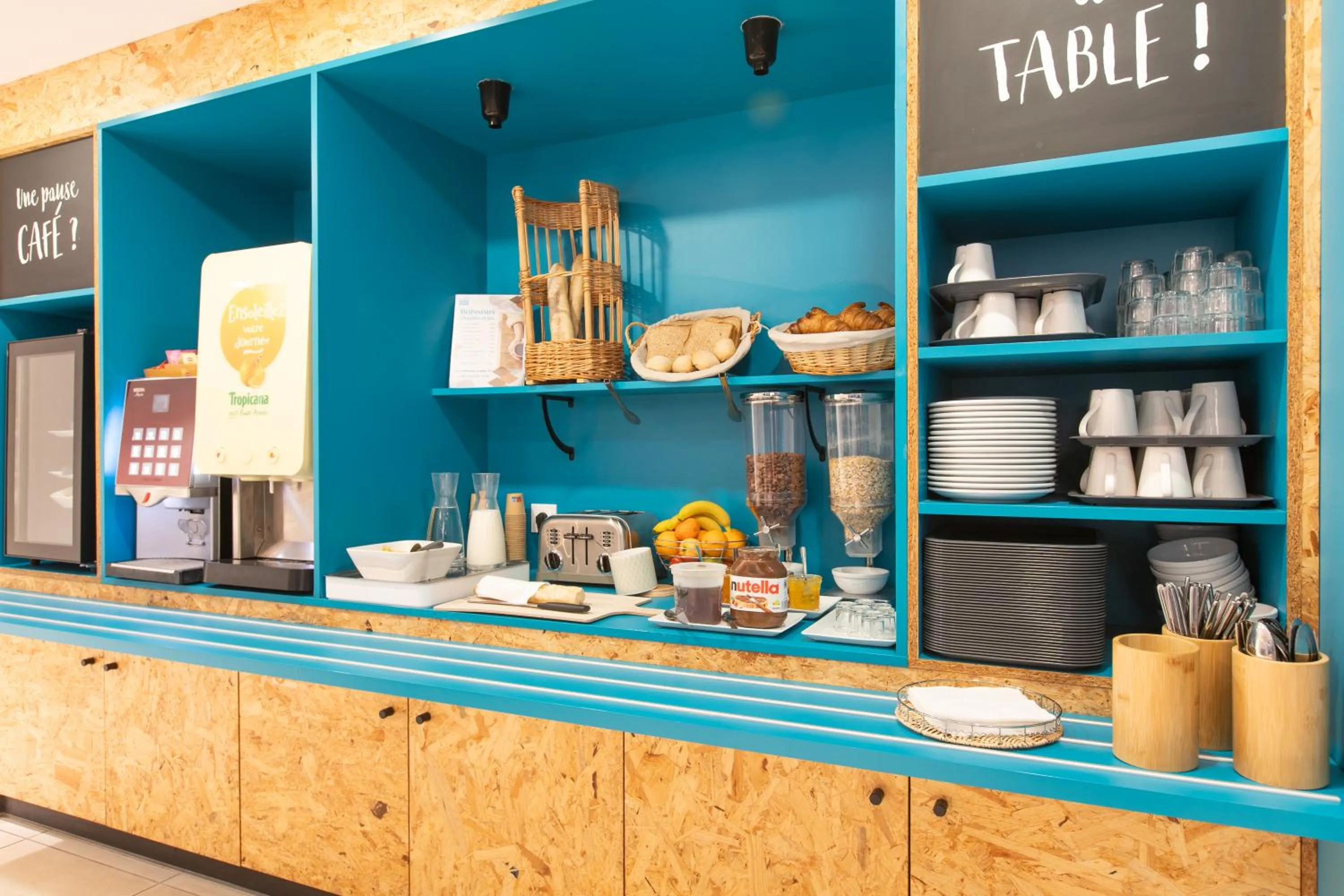 Buffet breakfast in Kyriad Direct Dijon Sud - Chenove