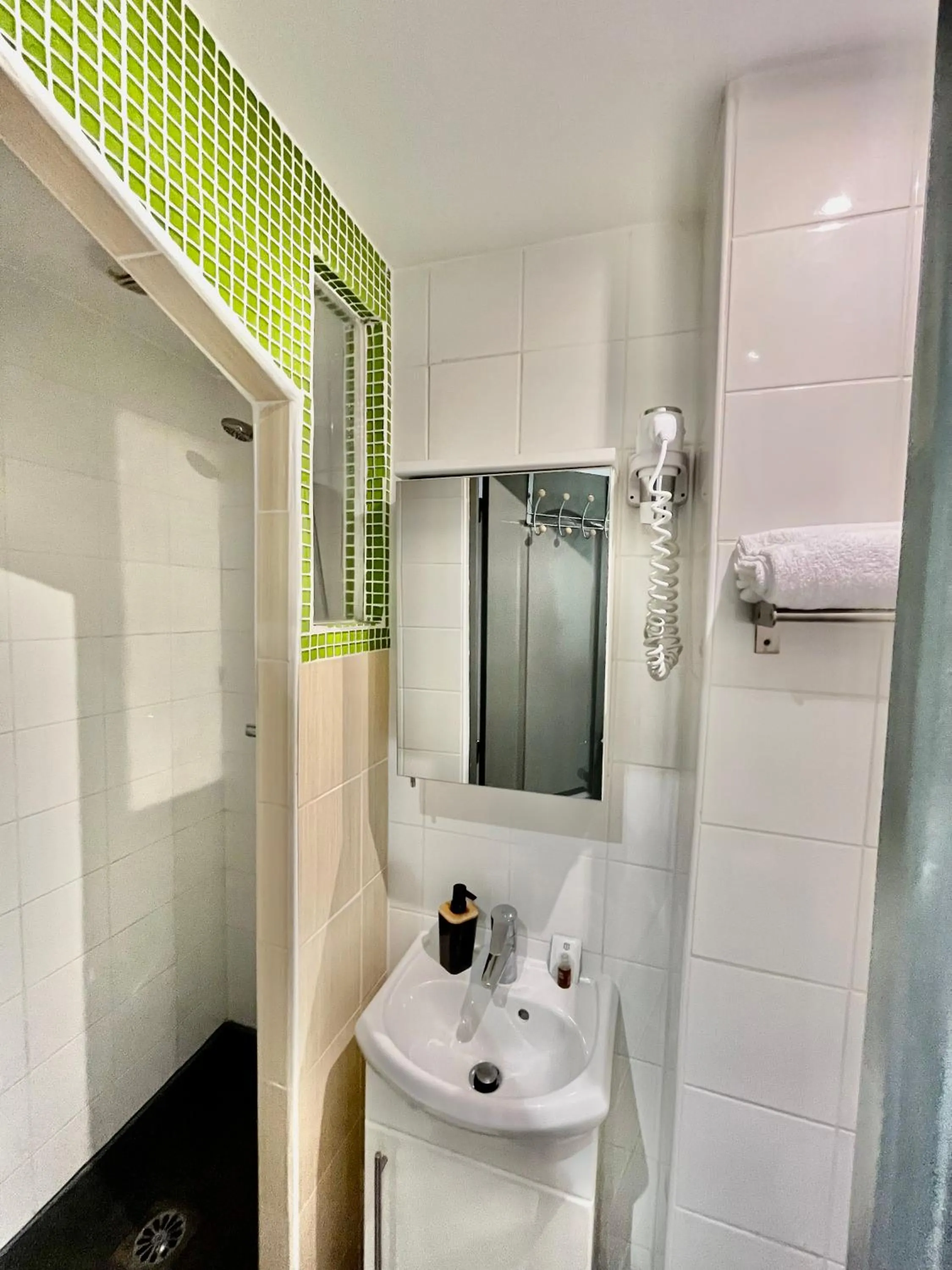 Shower in L'Oasis Montparnasse