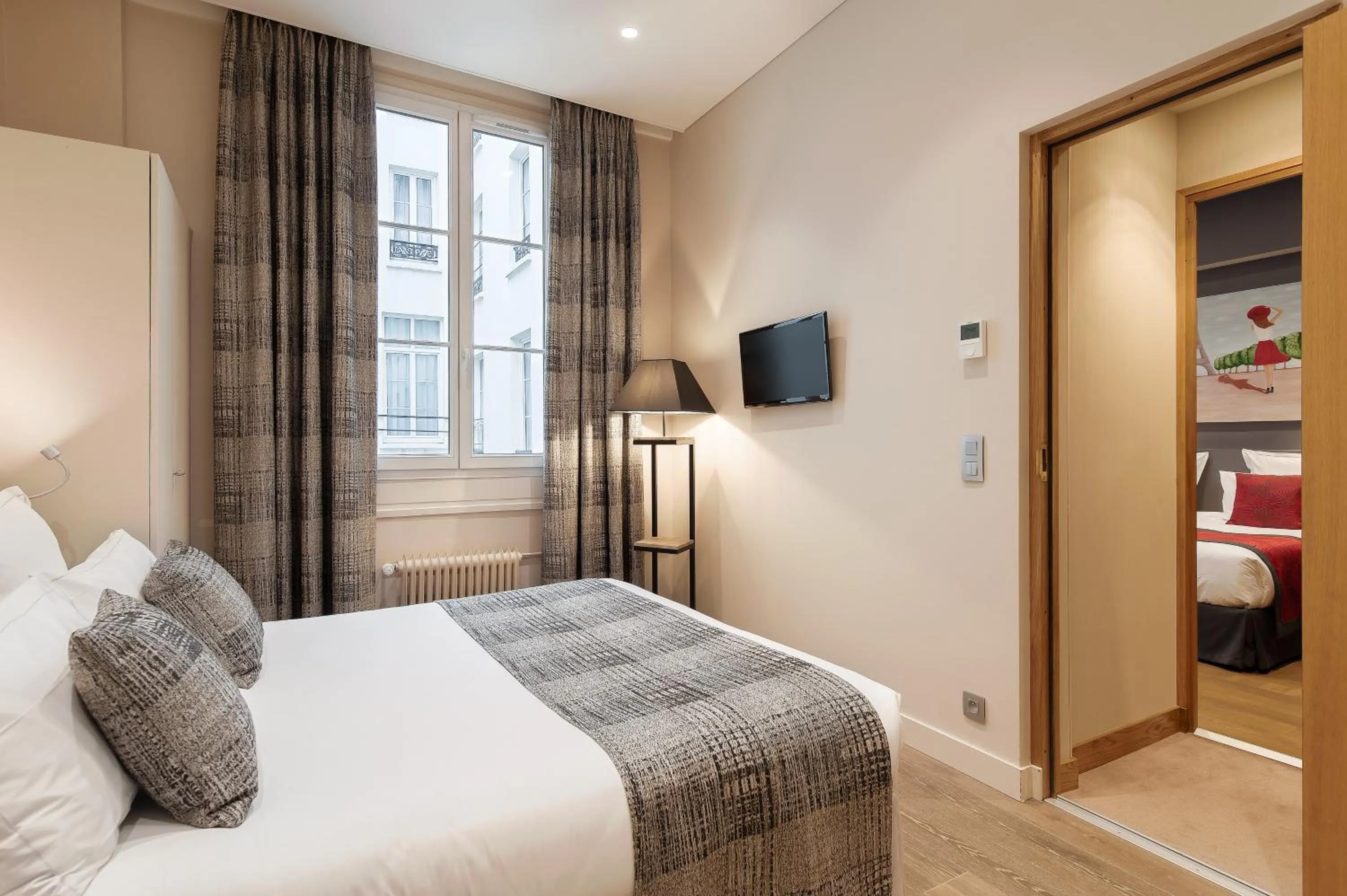 Bed in Hotel Pas De Calais