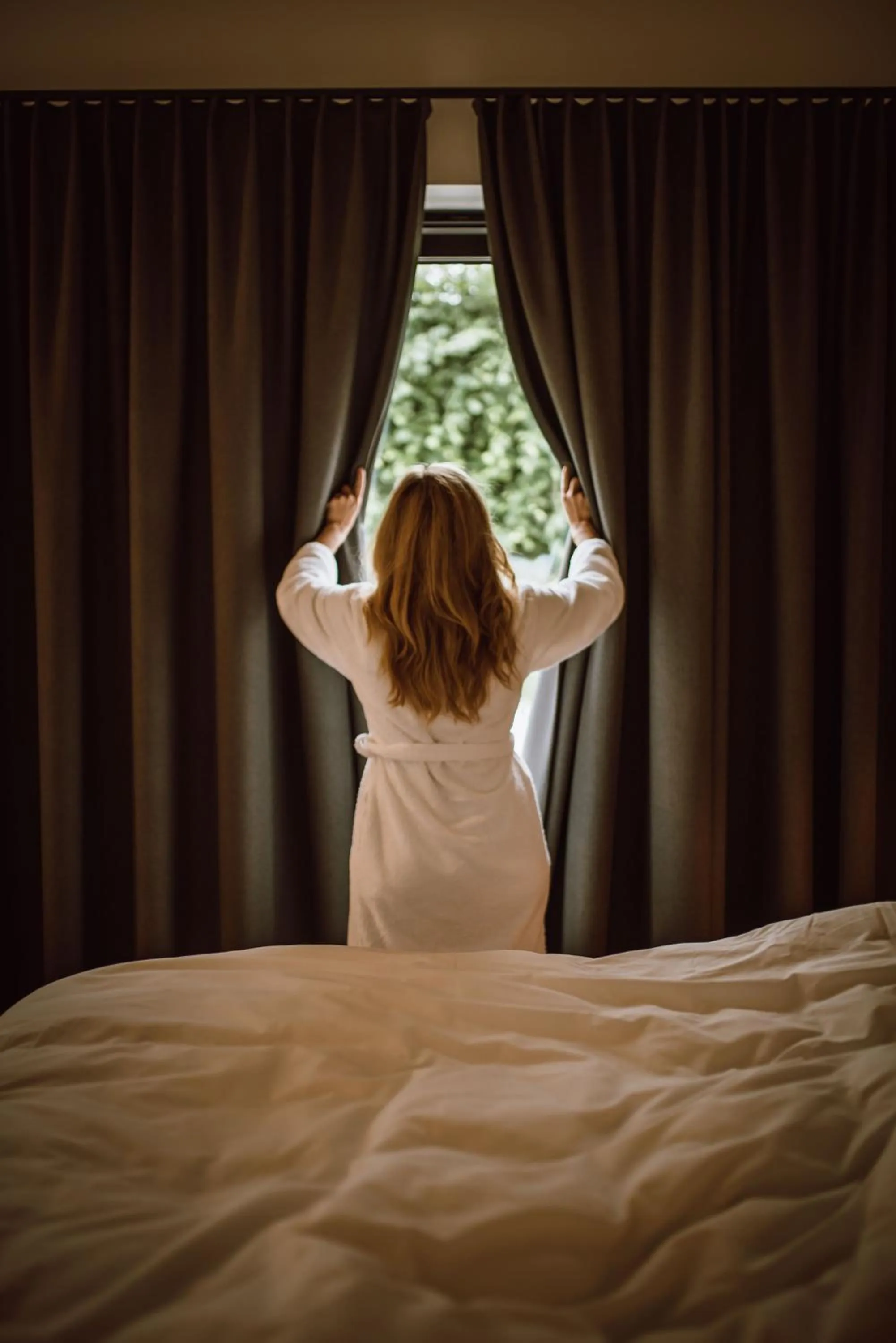 Sauna, Bed in BnB Manere