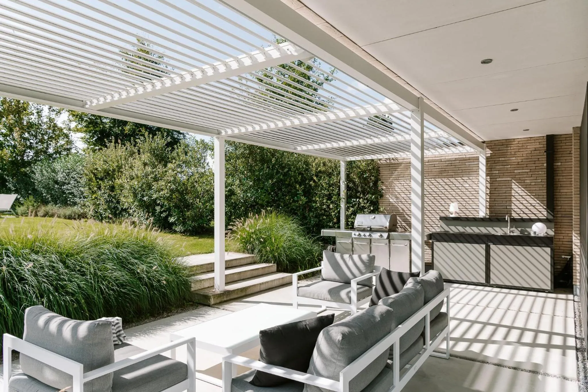 Garden view in BnB Manere