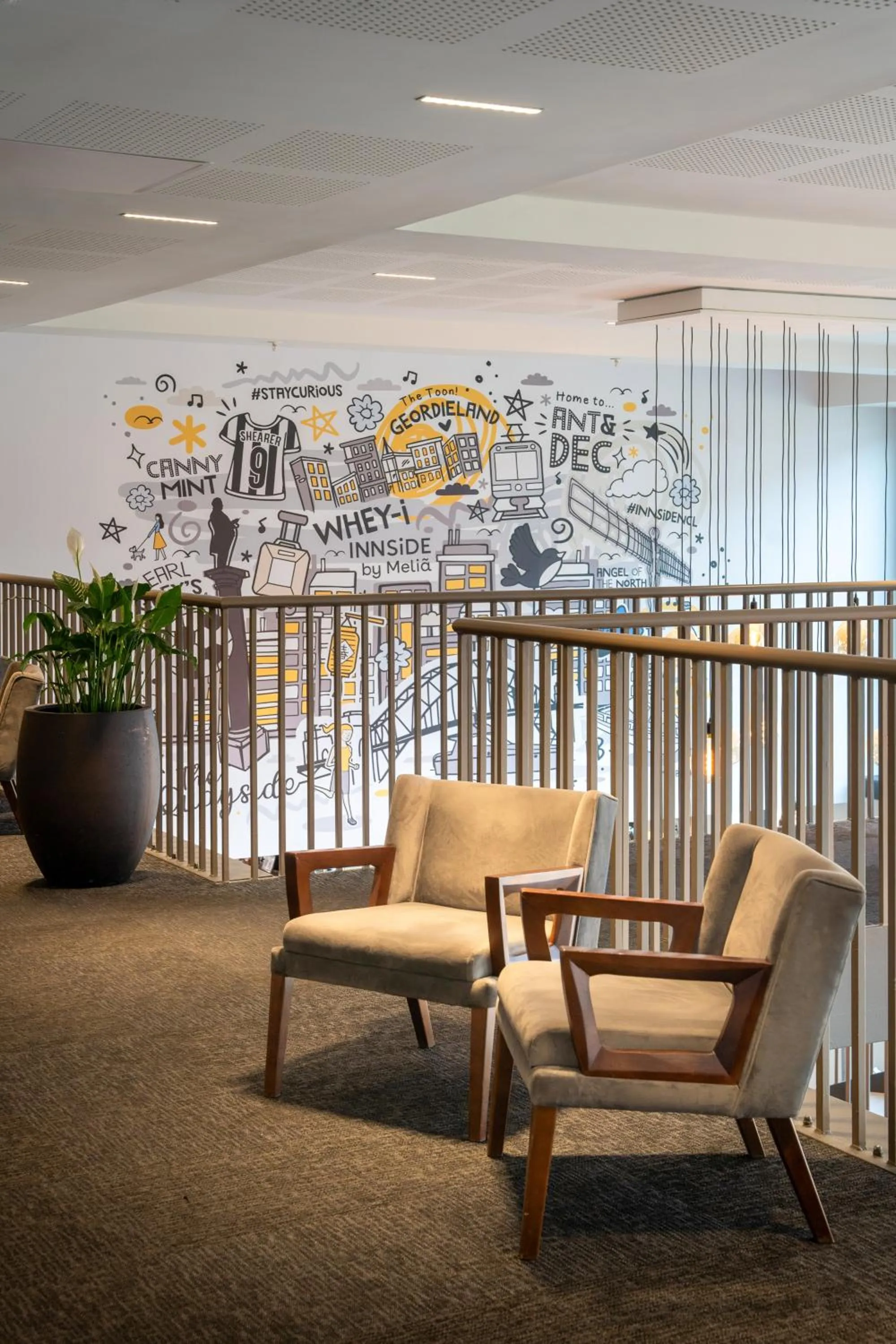 Living room in INNSiDE by Meliá Newcastle