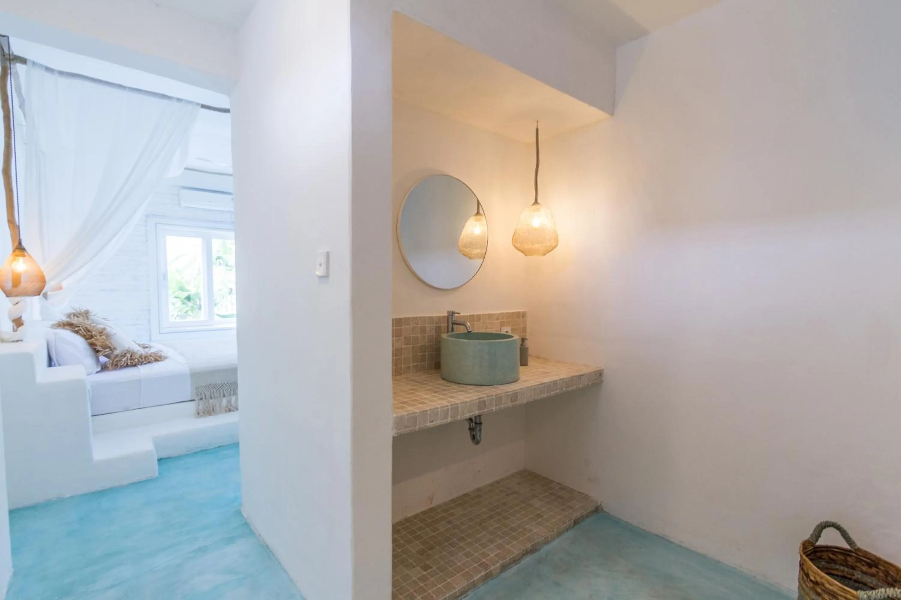 Bathroom in Canggu Boutique Art Hotel