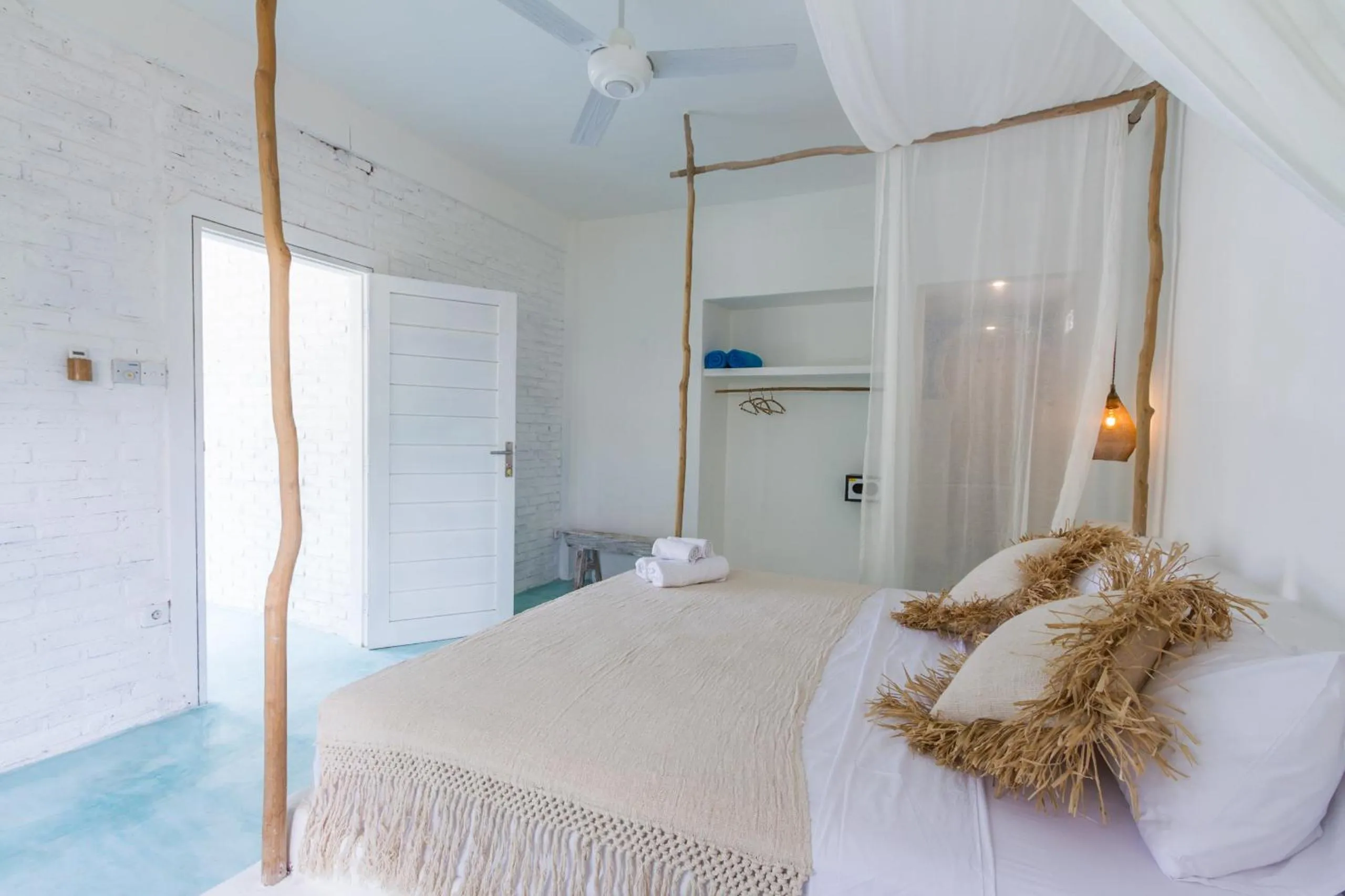 Bedroom, Bed in Canggu Boutique Art Hotel