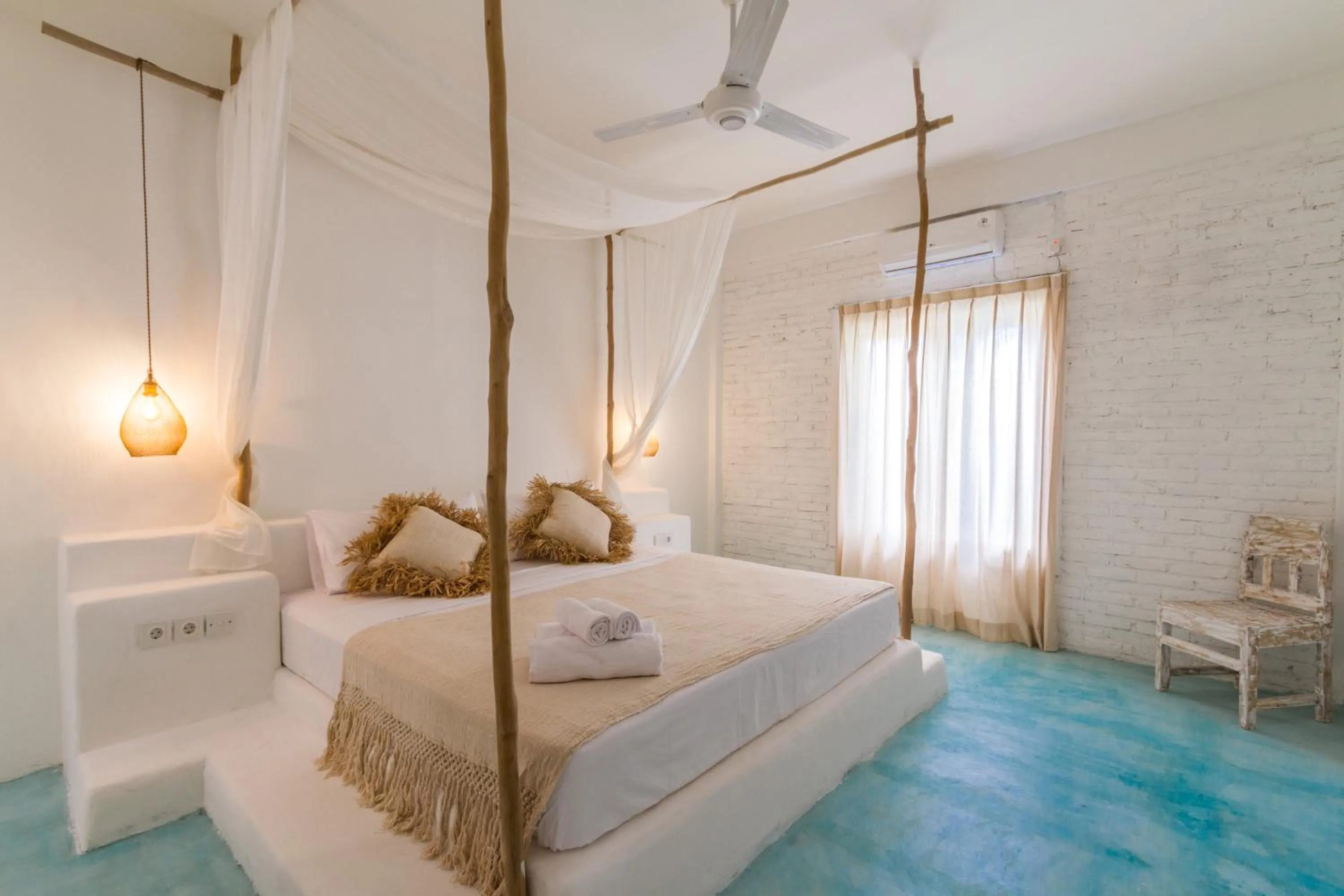 Bedroom, Bed in Canggu Boutique Art Hotel