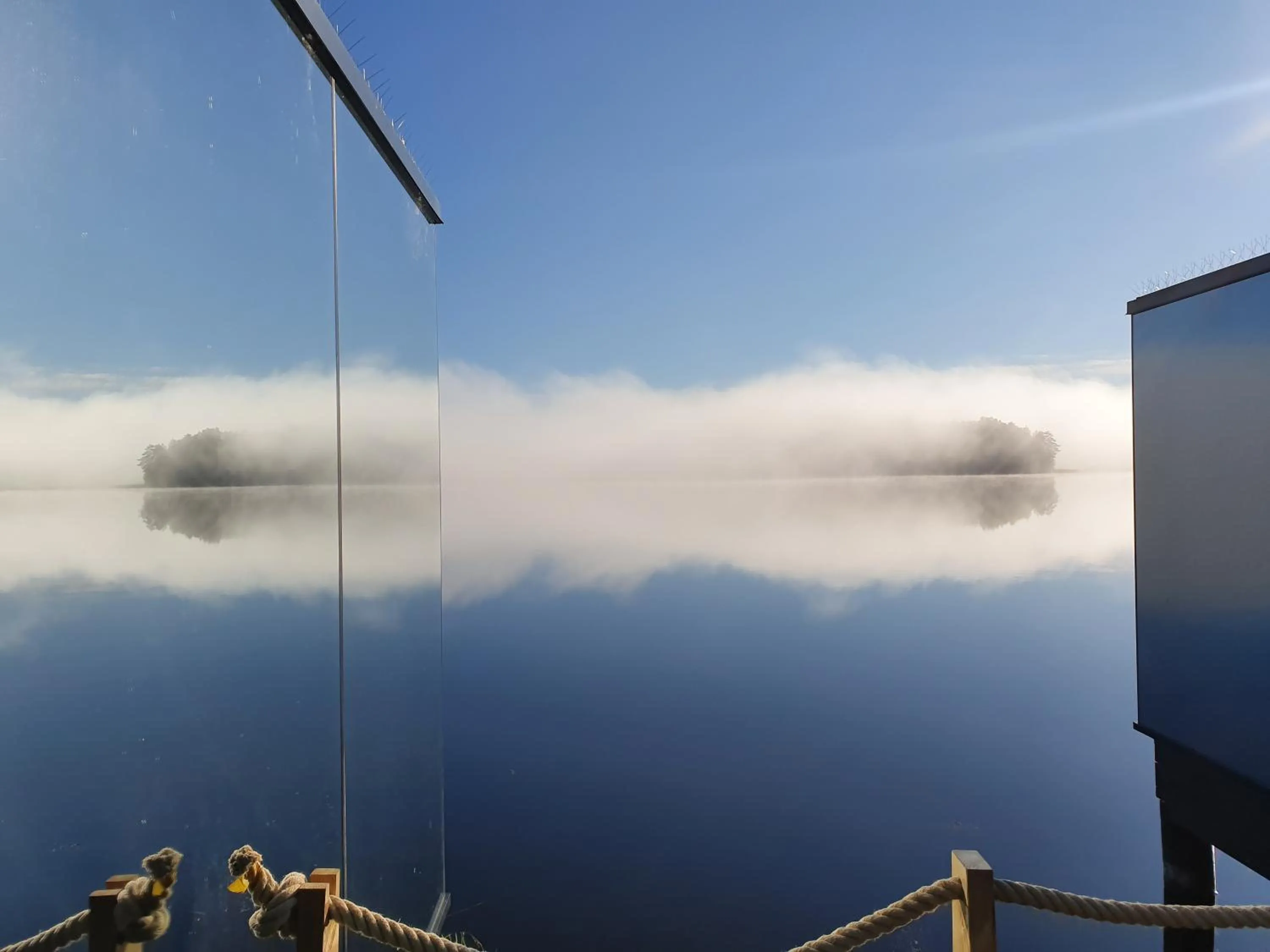 Natural landscape in Lake Hotel Lehmonkärki - Haasi Mirror Houses