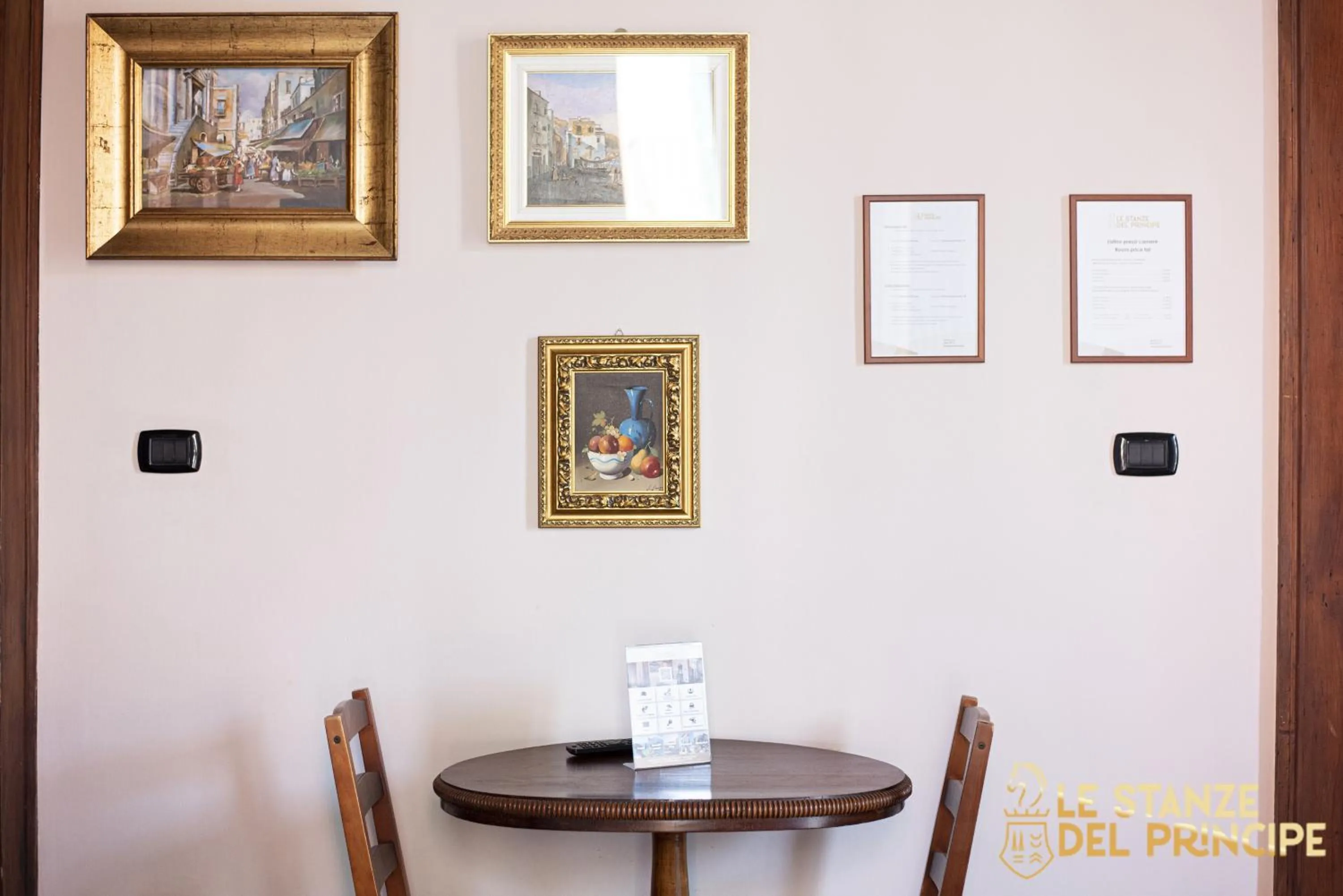 Decorative detail in Le Stanze del Principe