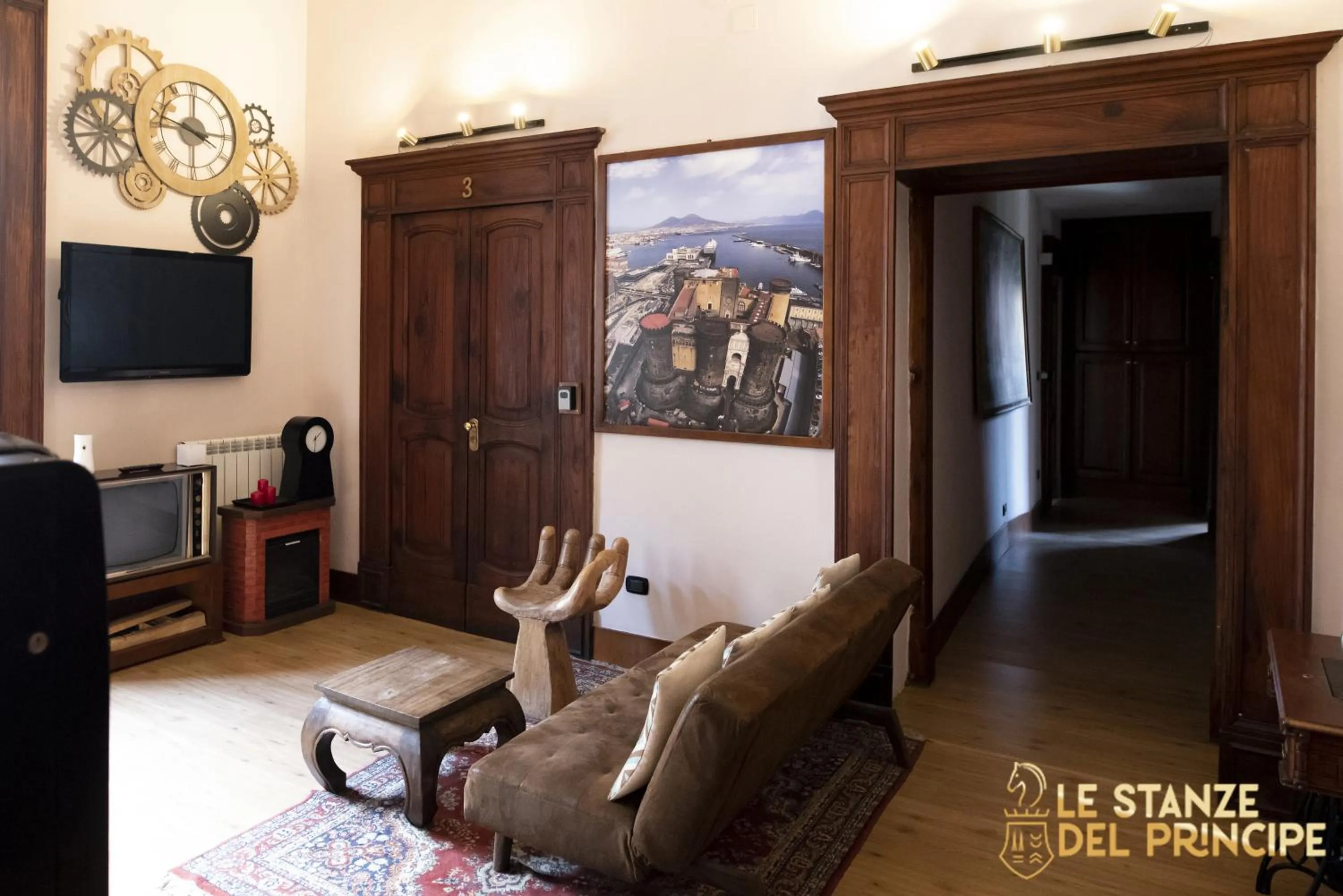 Living room in Le Stanze del Principe