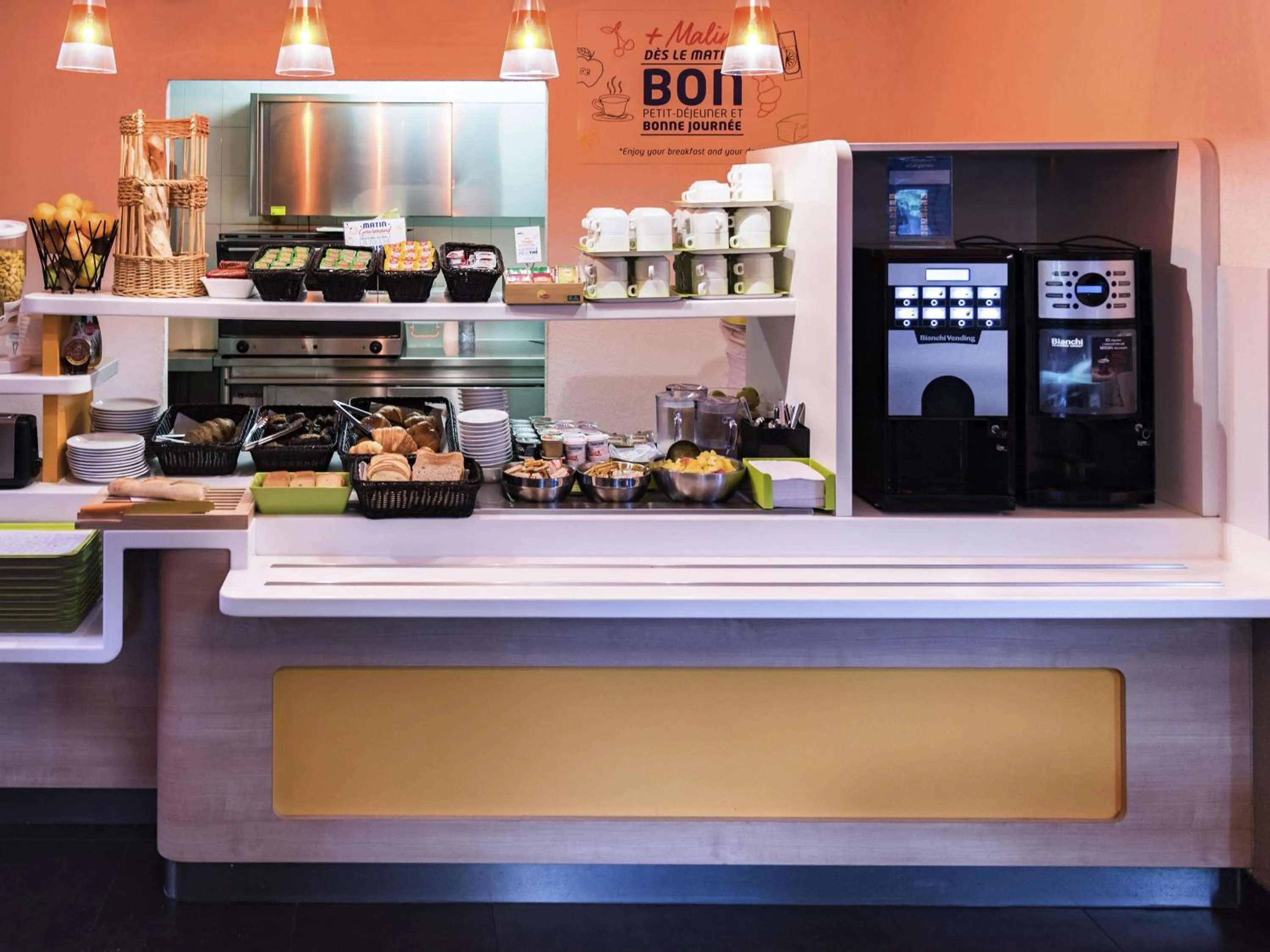 Breakfast in ibis budget Orange Centre