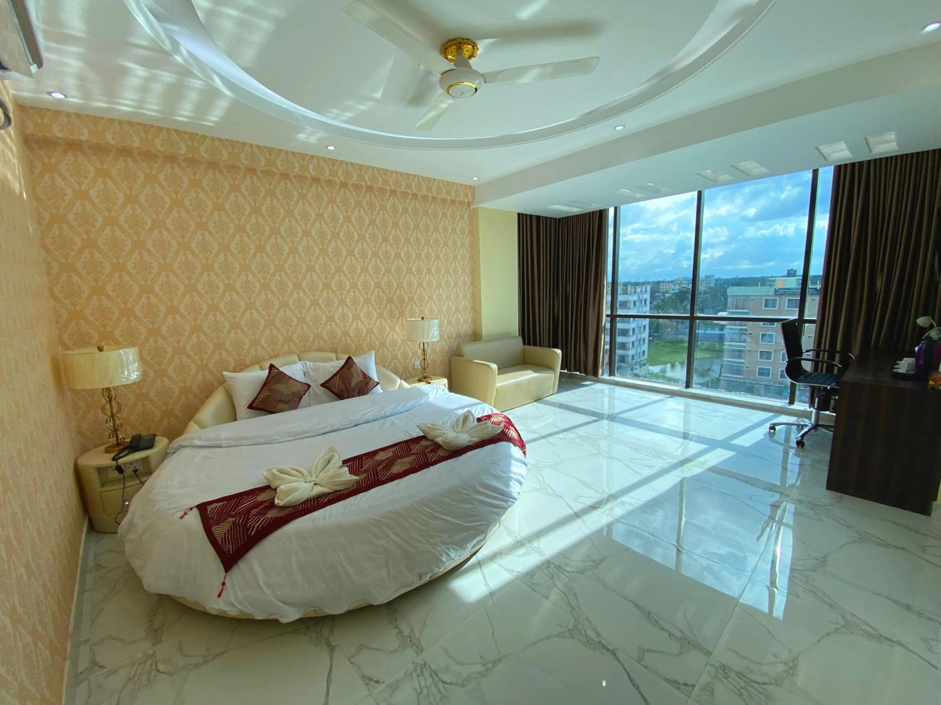 Bed in Hotel Valentino