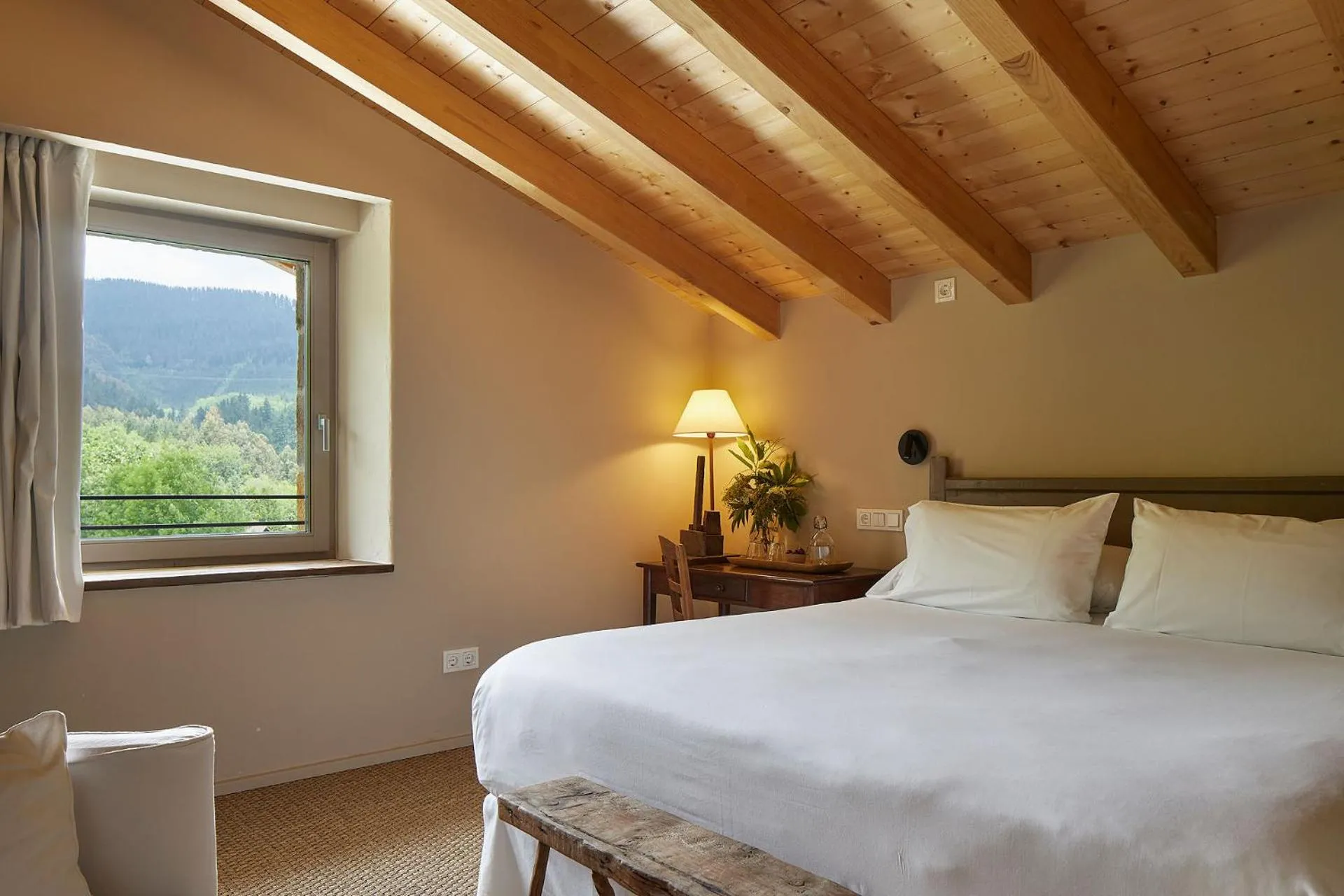 Bed in OAR Cottage