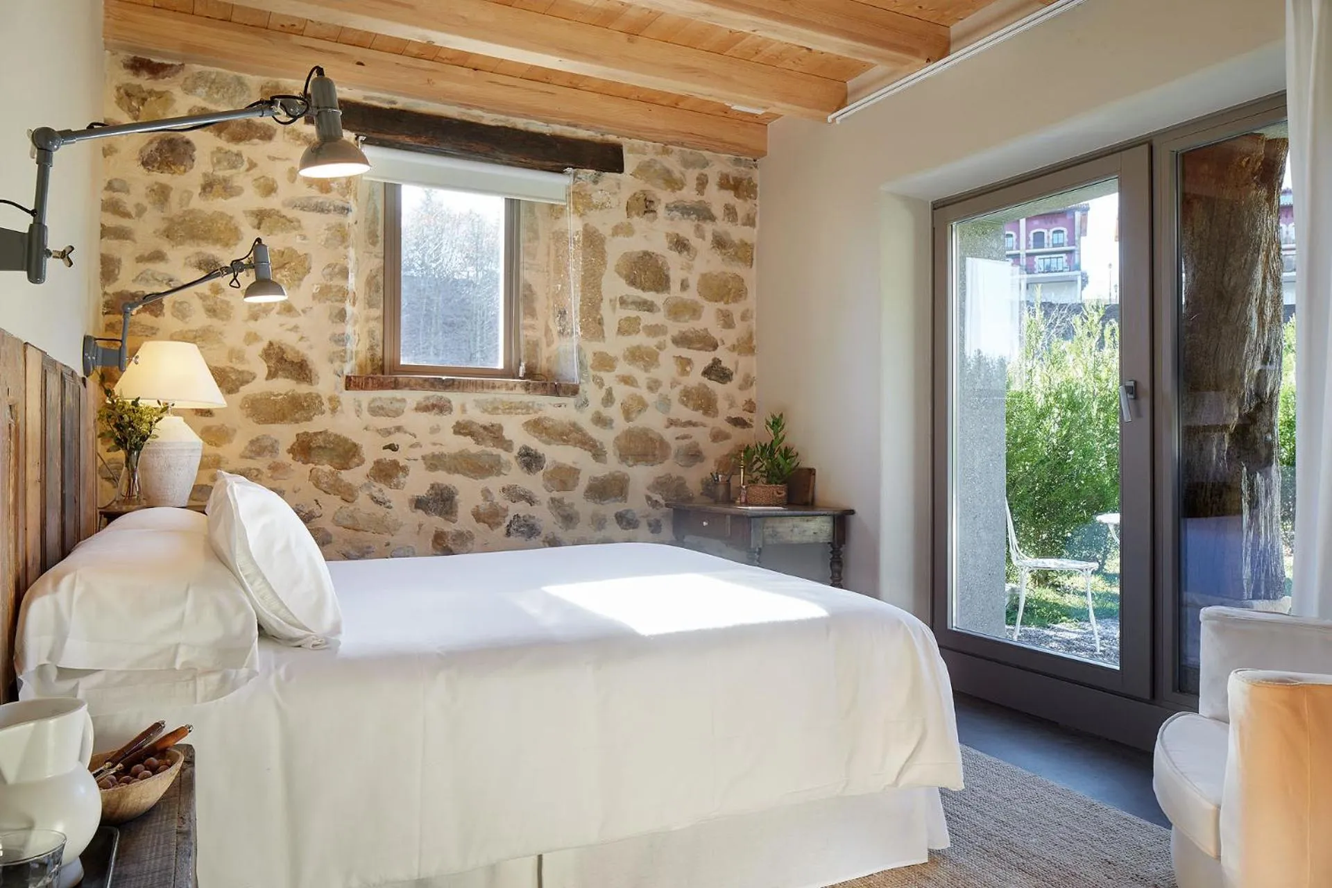 Bed in OAR Cottage