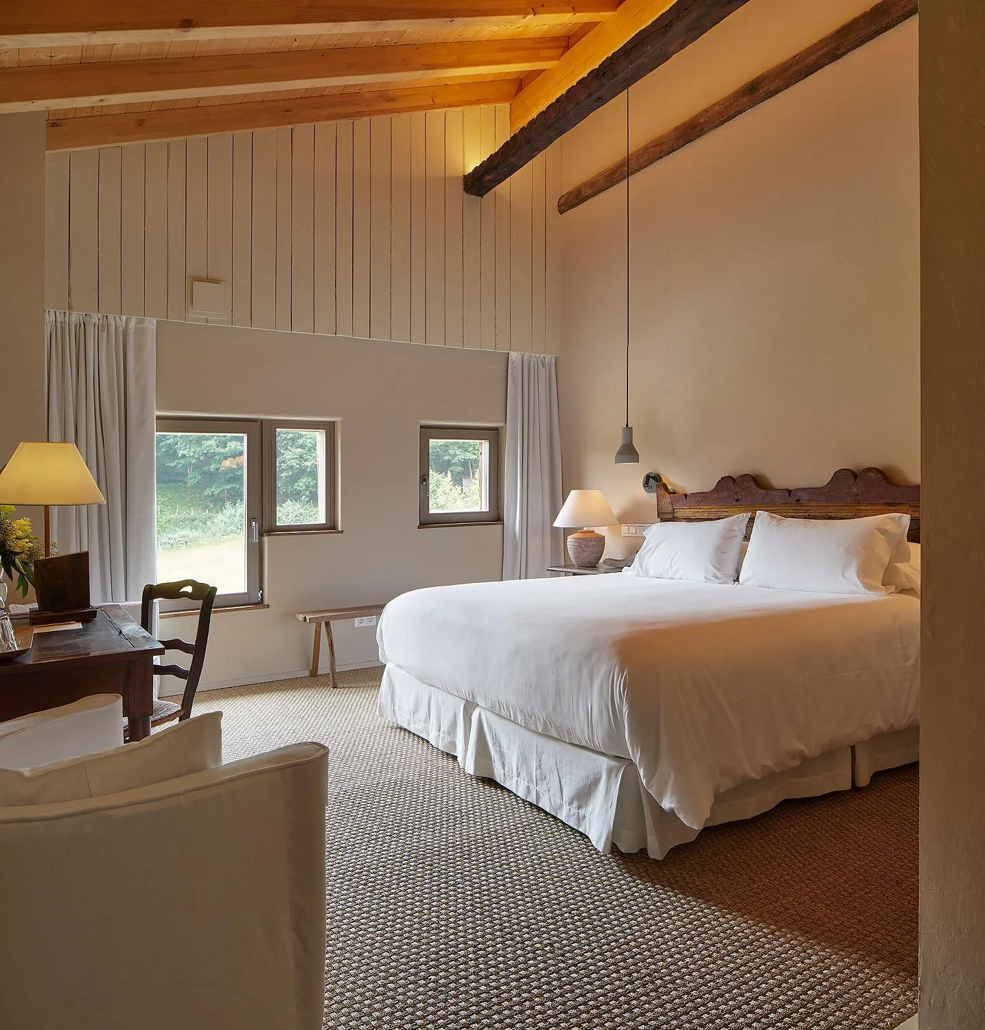 Bed in OAR Cottage