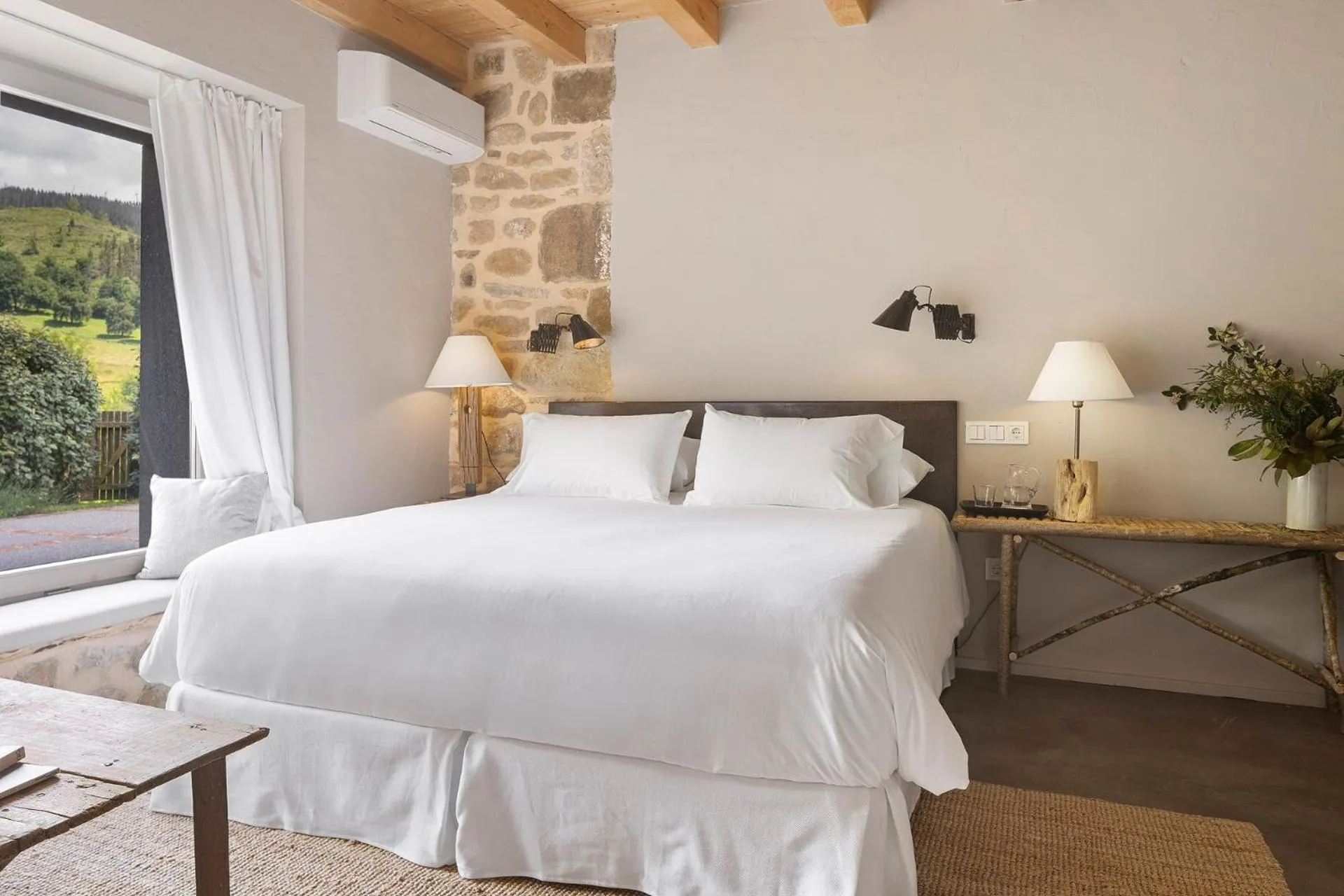 Bed in OAR Cottage