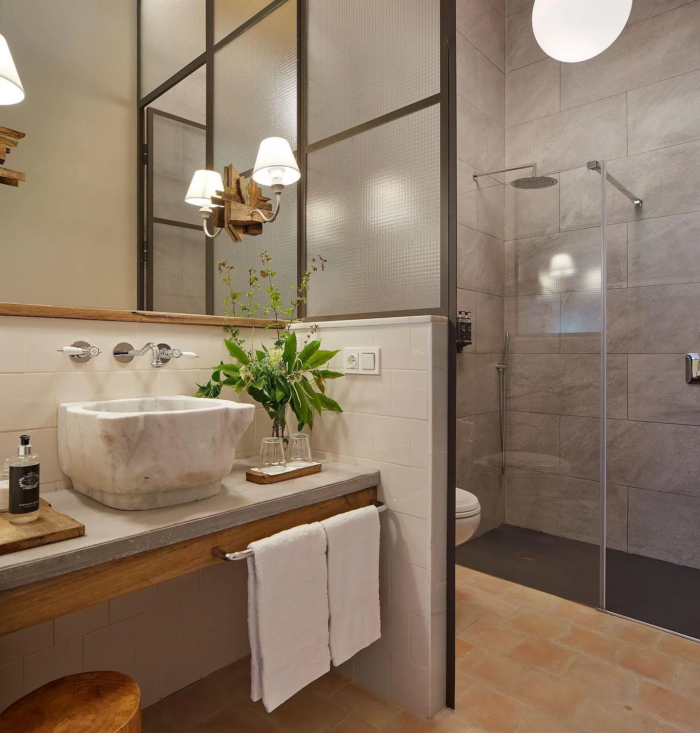 Shower in OAR Cottage
