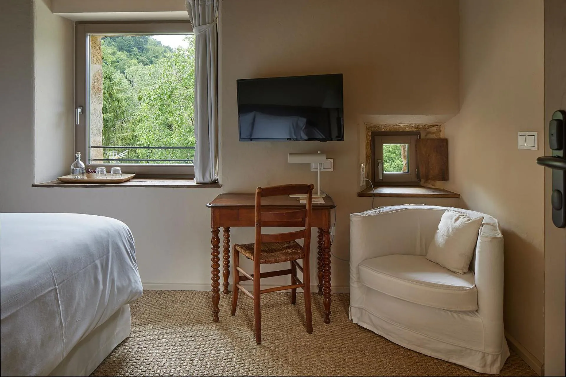 Bed in OAR Cottage