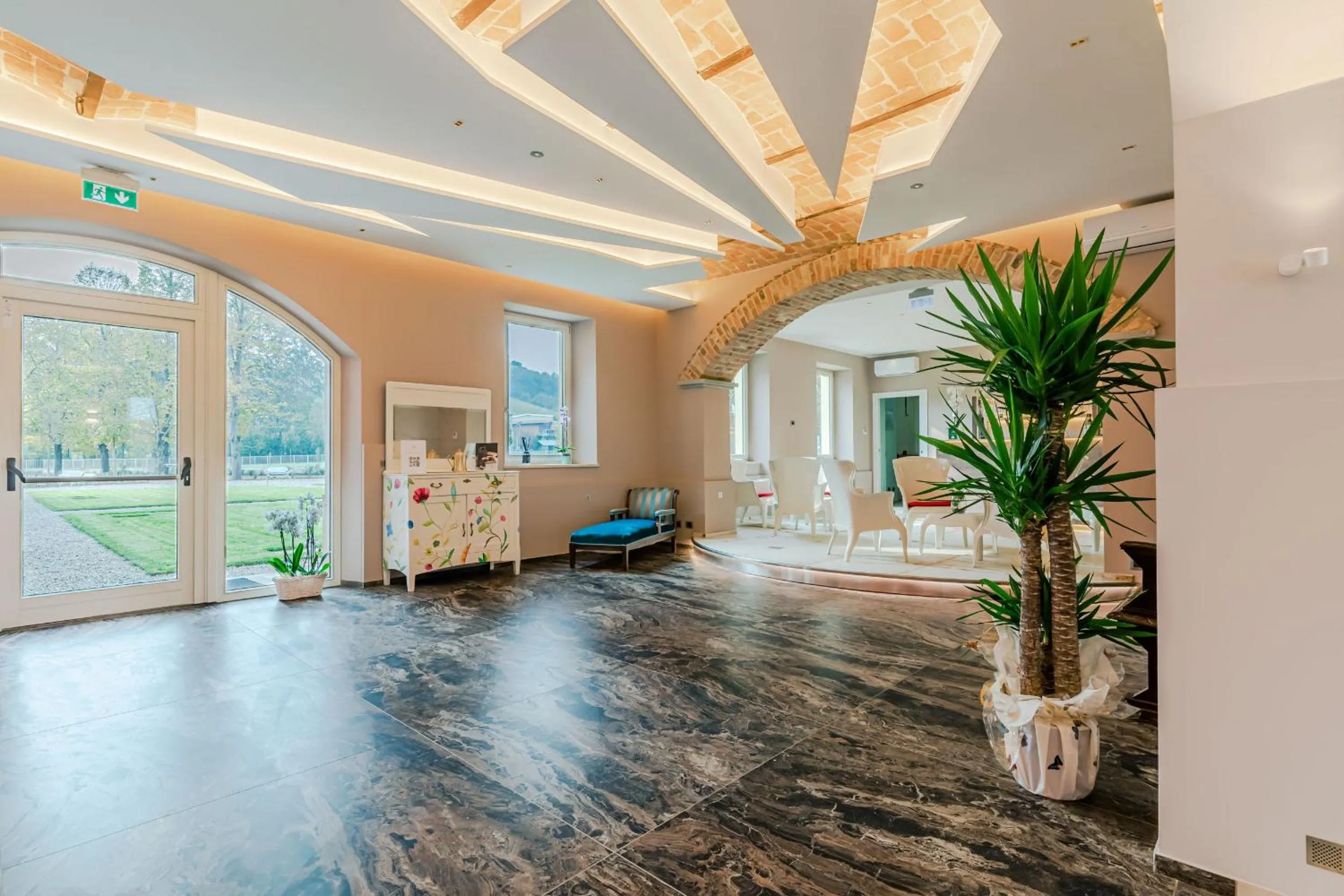 Lobby or reception in L'aja della Mirusina - Piedmont Resort Monferrato Langhe
