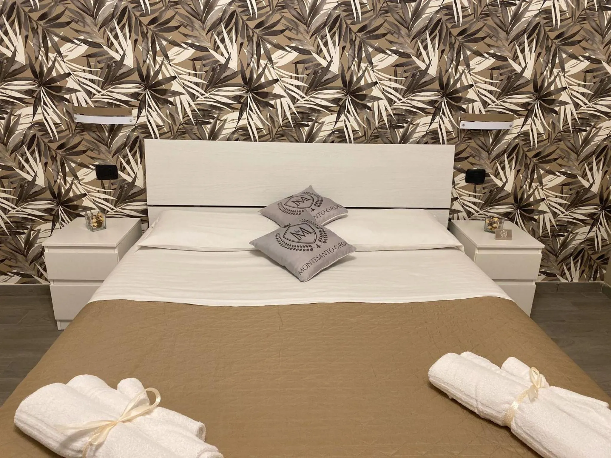 Bed in Montesantogroup Amalfi Room