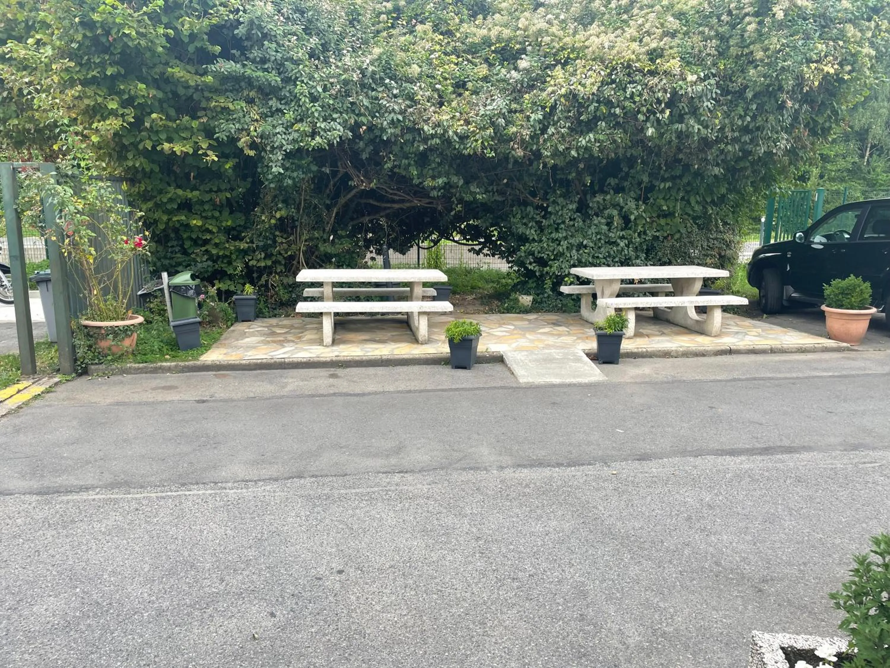 Balcony/Terrace in hotelF1 Marne la Vallée Collégien