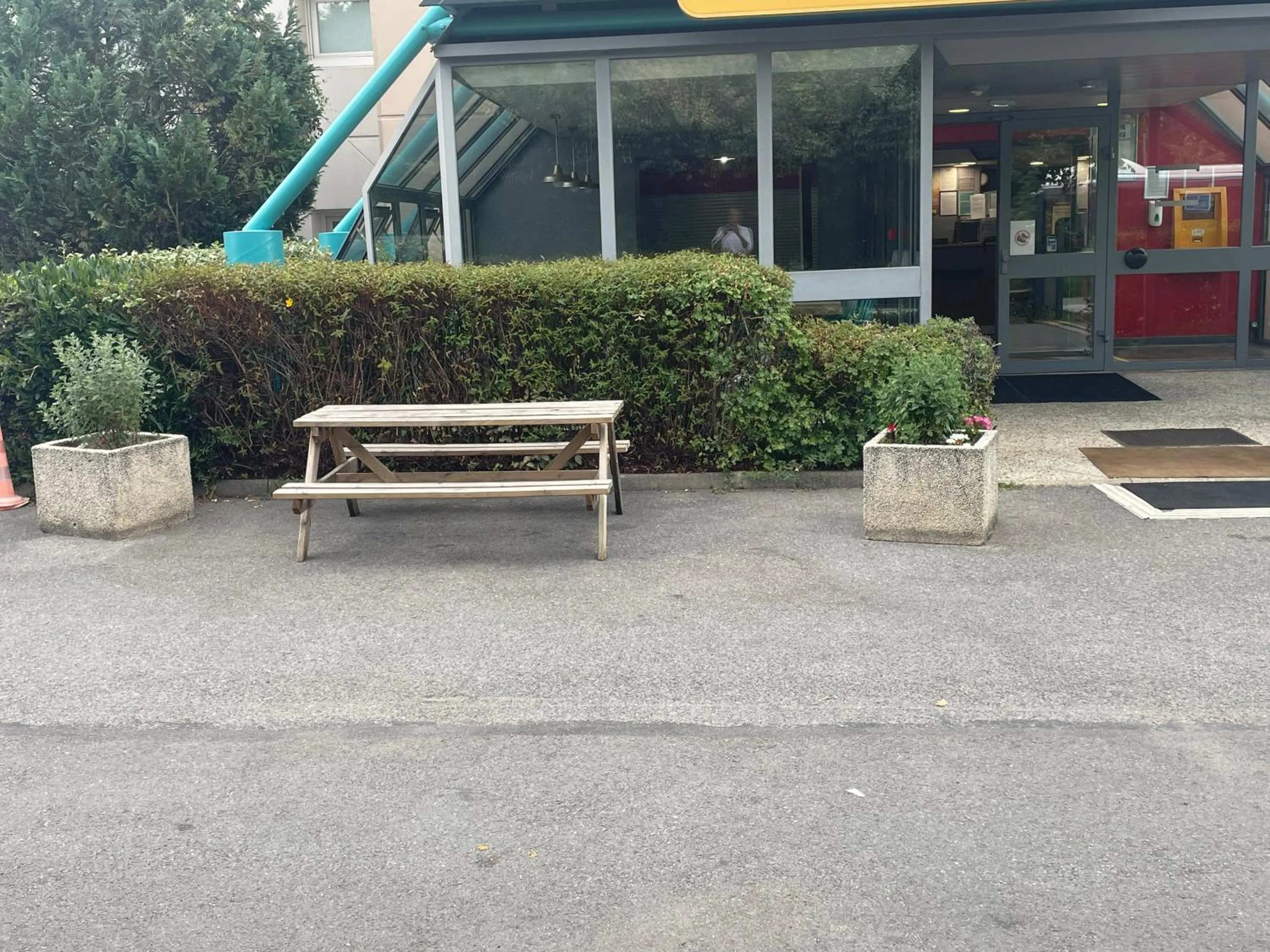 Balcony/Terrace in hotelF1 Marne la Vallée Collégien