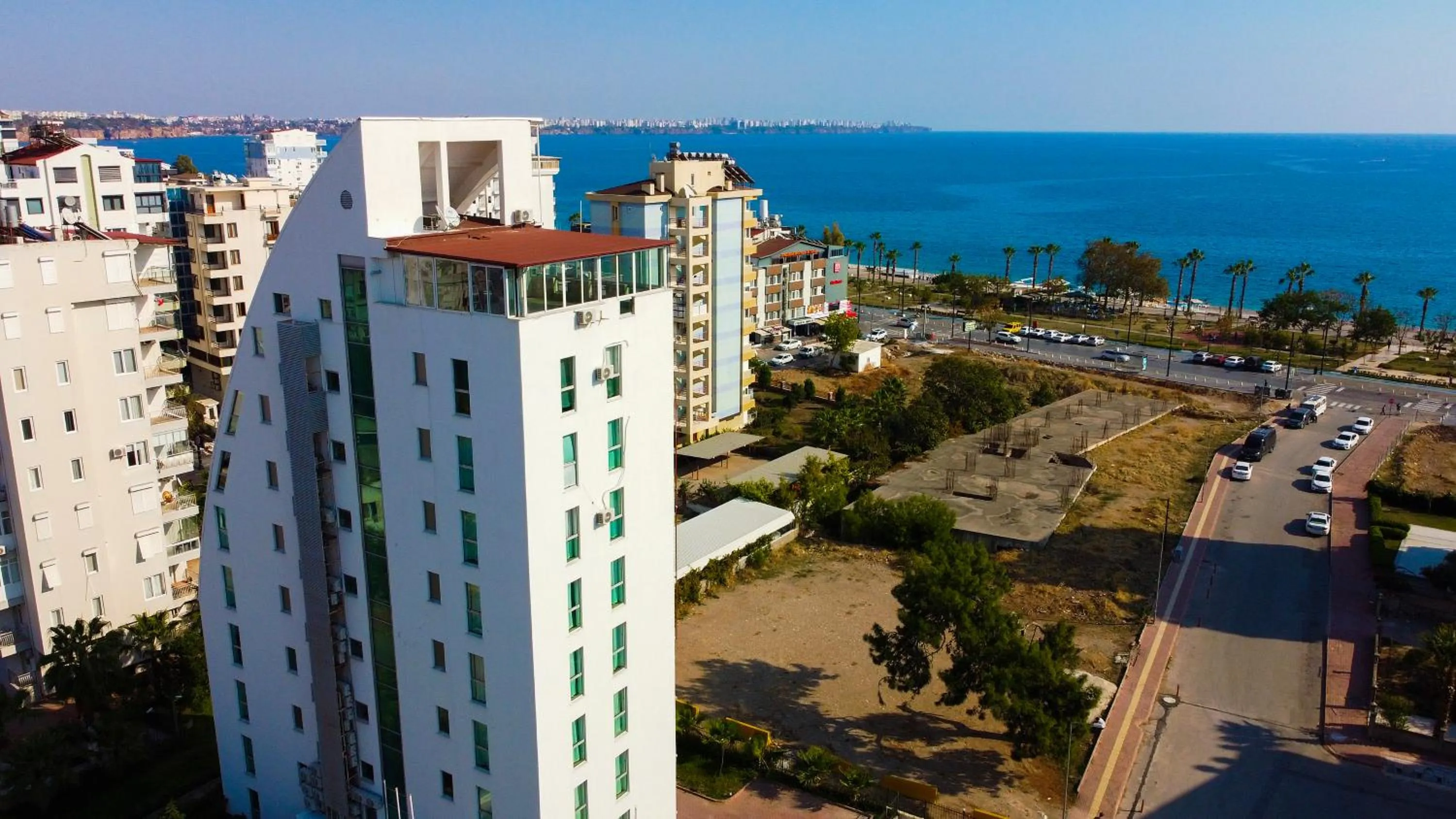 Bird's eye view in Yelken Apart Hotel