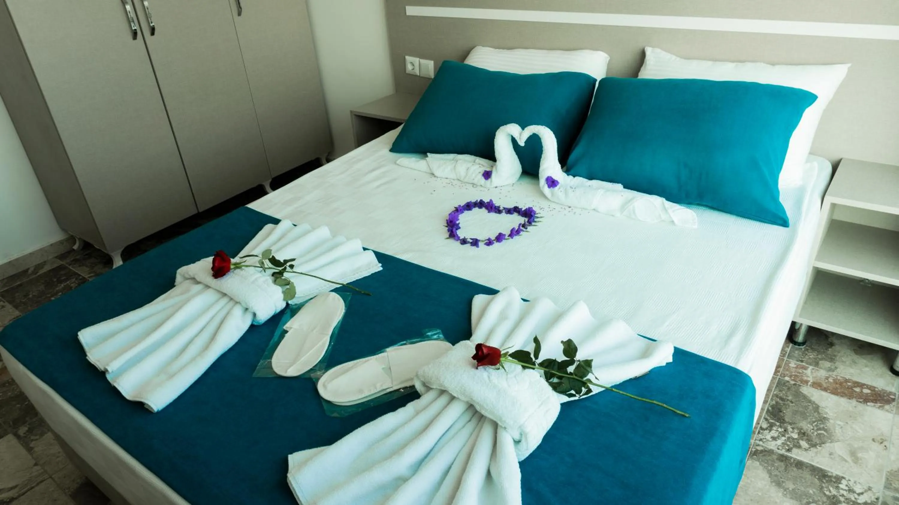 Bed in Yelken Apart Hotel