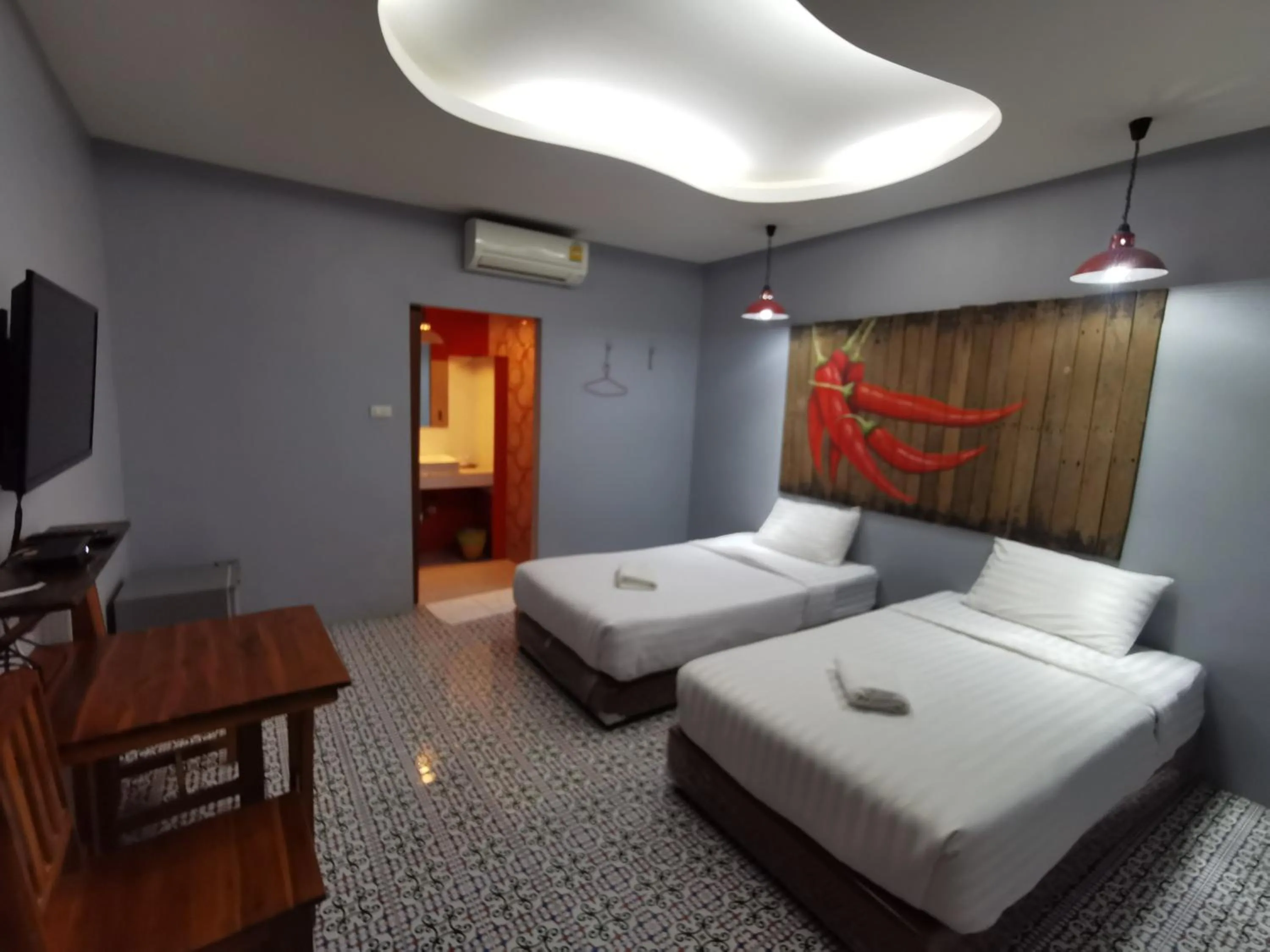 Bedroom, Bed in Happy Field Resort