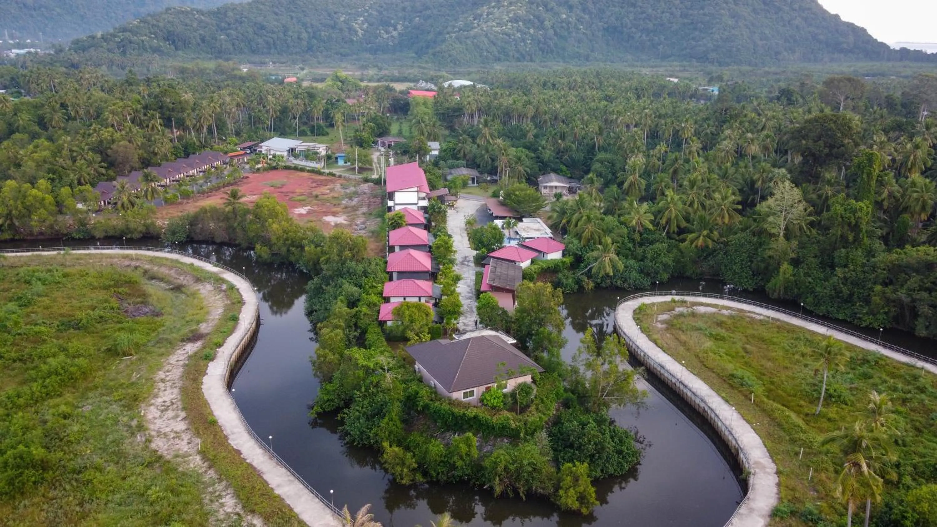 Bird's eye view in Nature Line Resort