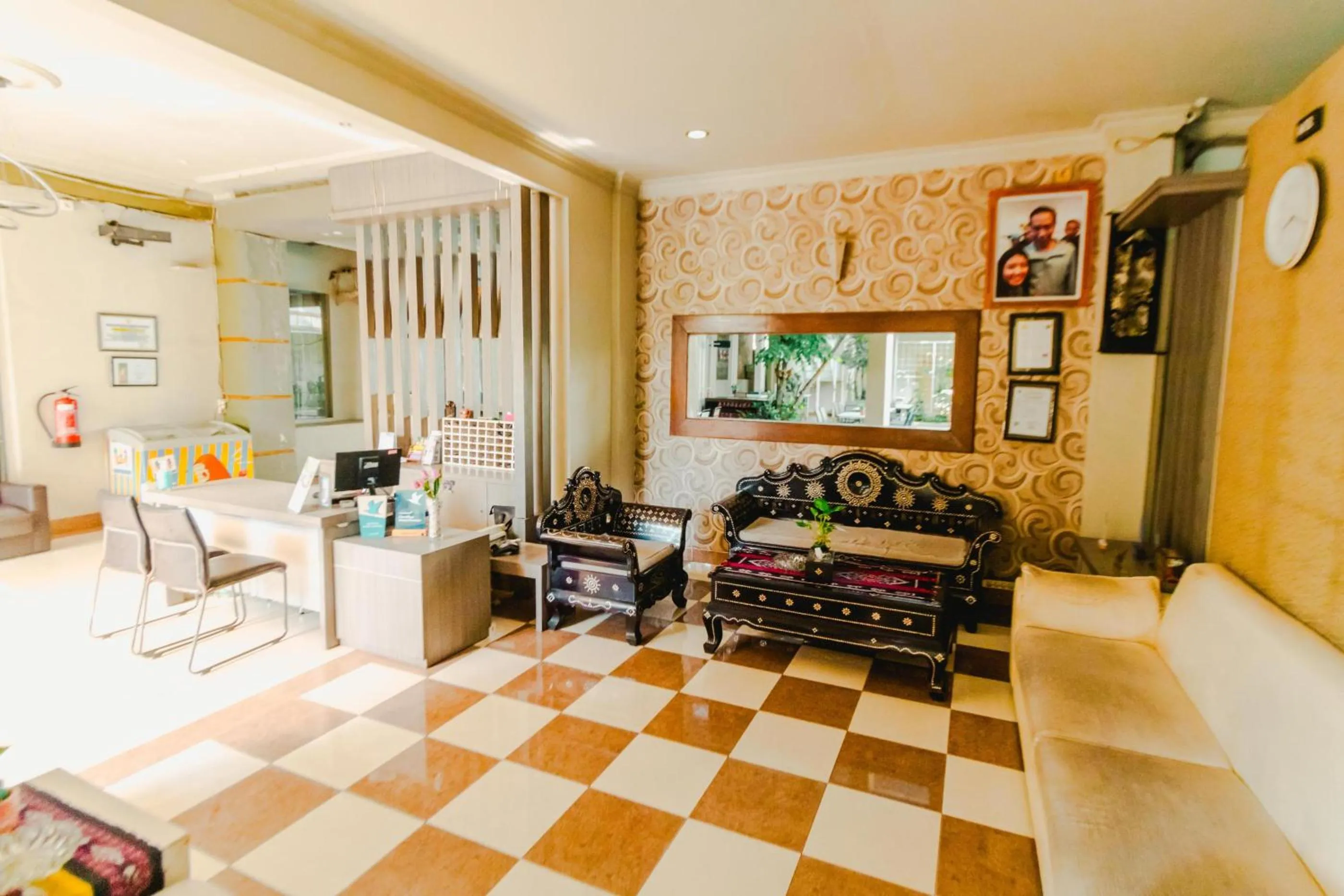 Living room in Bidari Hotel Lombok