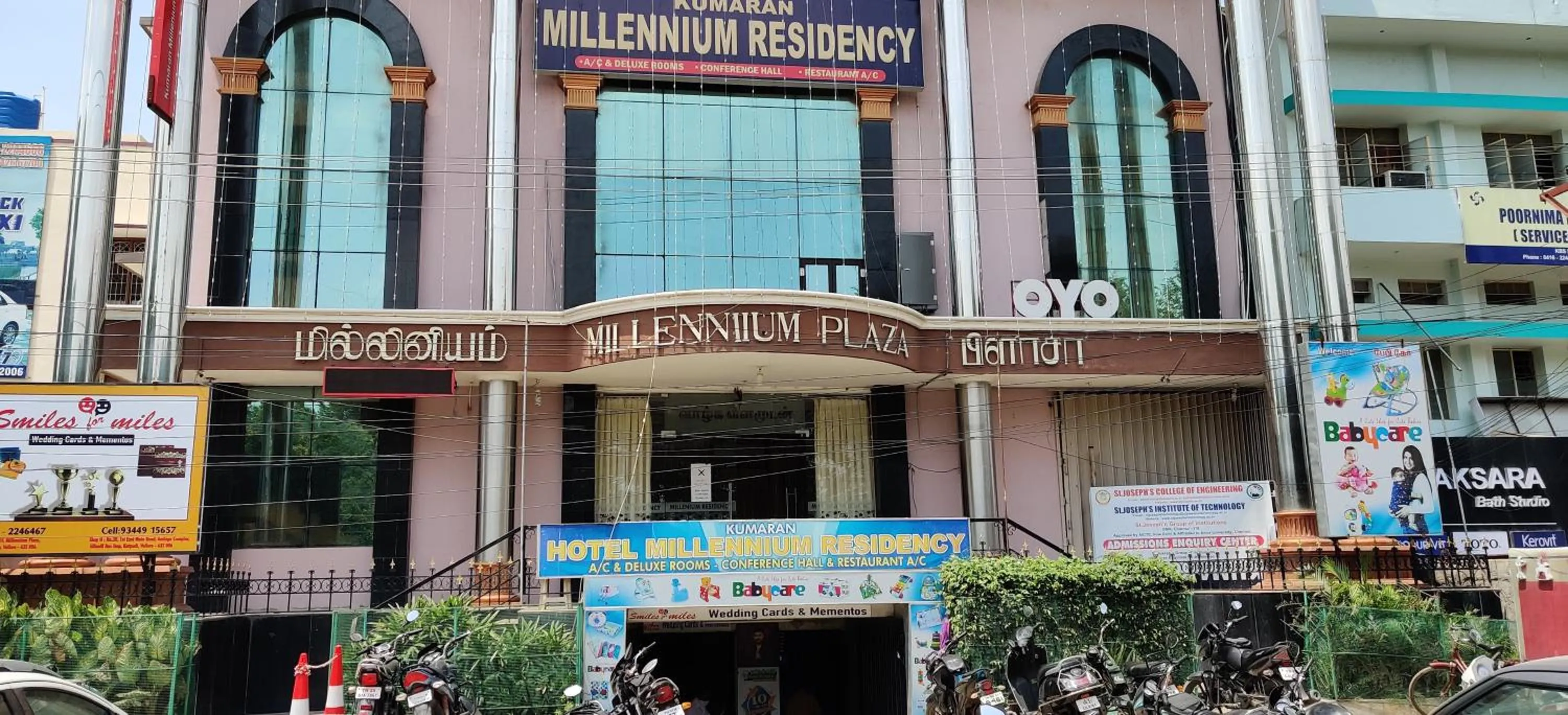 Property building in Kumaran Millenium Residency